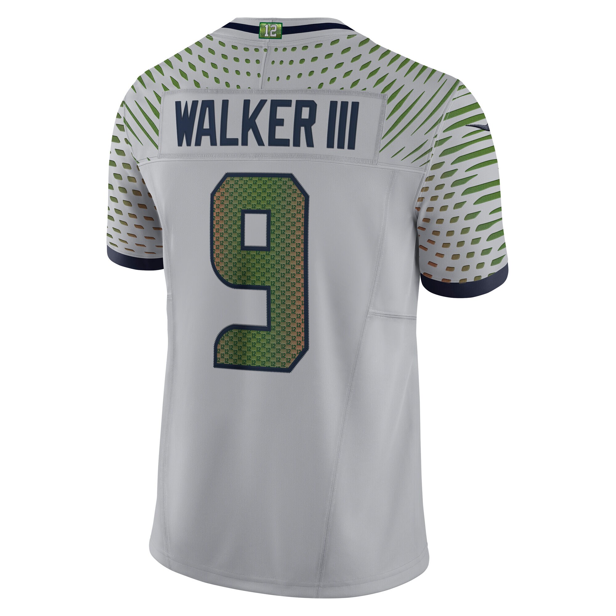 Kenneth Walker III Seattle Seahawks Nike 2025 Rivalries Collection Limited Jersey – Wolf Gray Clowdercats