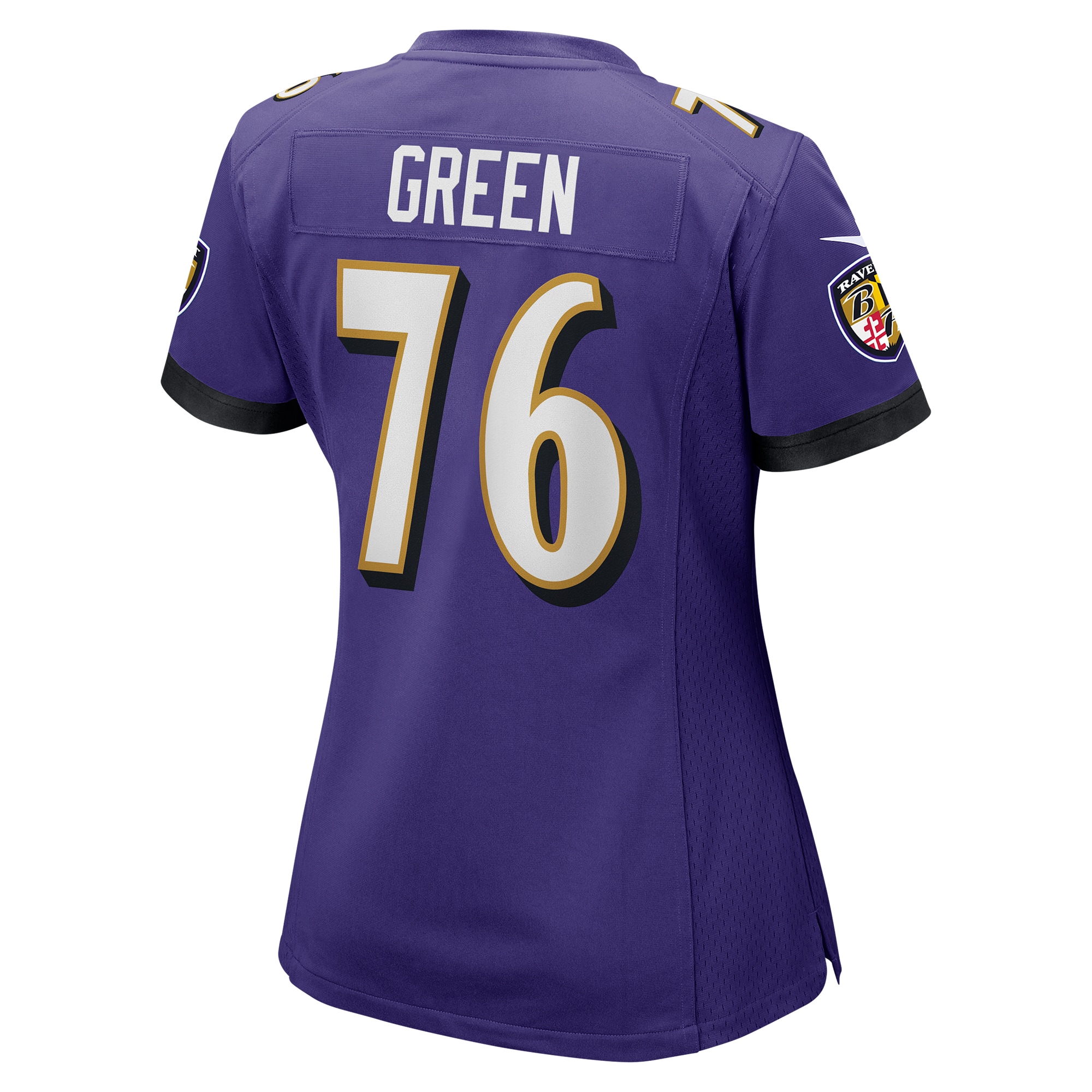 Kenyon Green Baltimore Ravens Nike Women’s Team Game Jersey – Purple Clowdercats