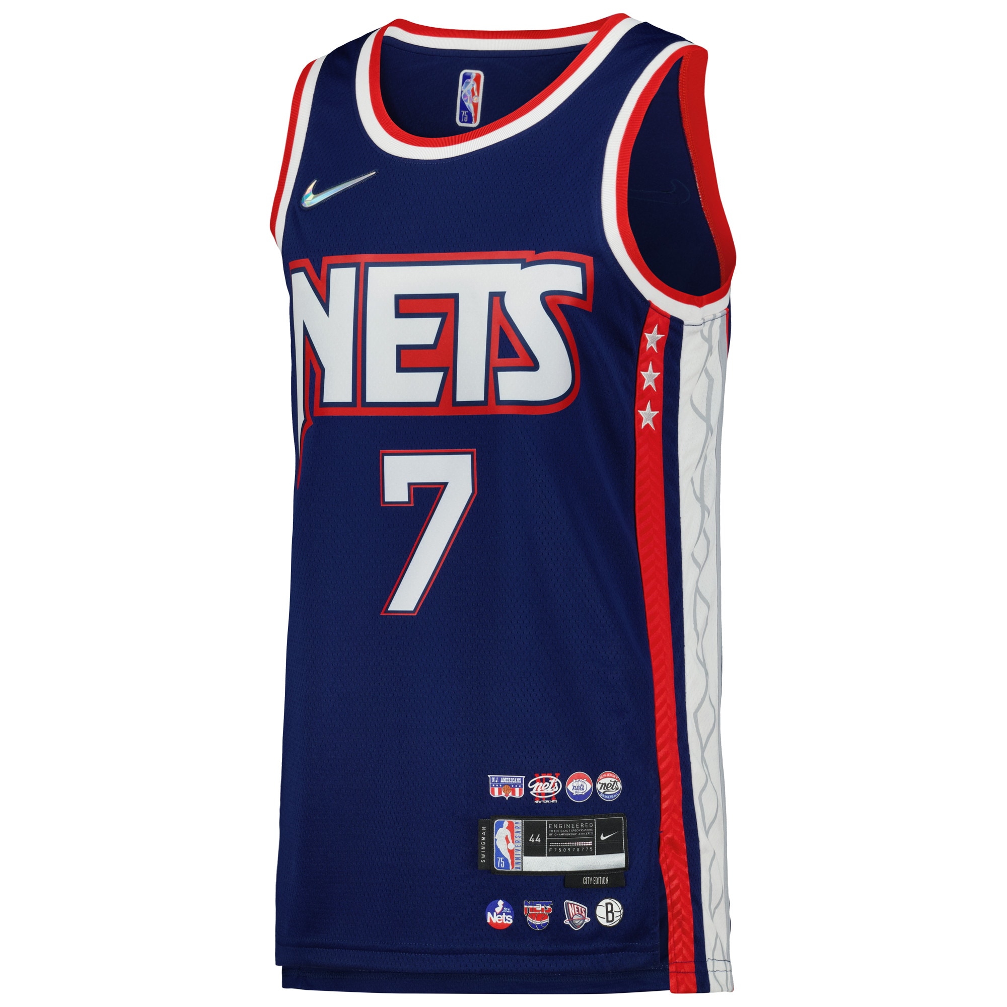 Kevin Durant Brooklyn Nets Nike Swingman Player Jersey – City Edition – Blue Clowdercats