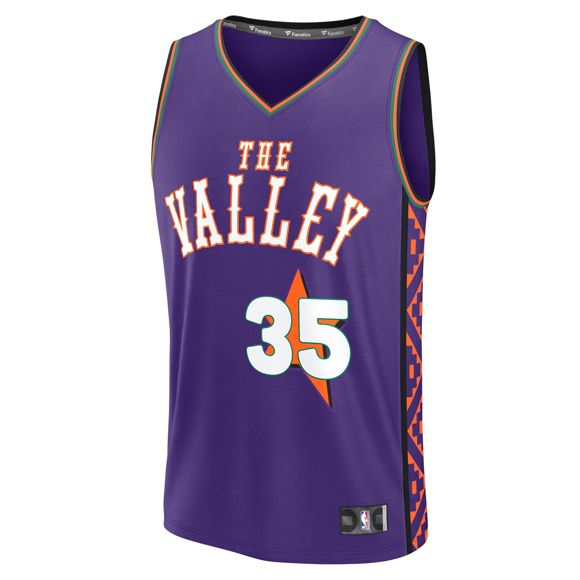 Kevin Durant Phoenix Suns Fanatics Youth 2024/25 Fast Break Player Jersey – City Edition – Purple Clowdercats