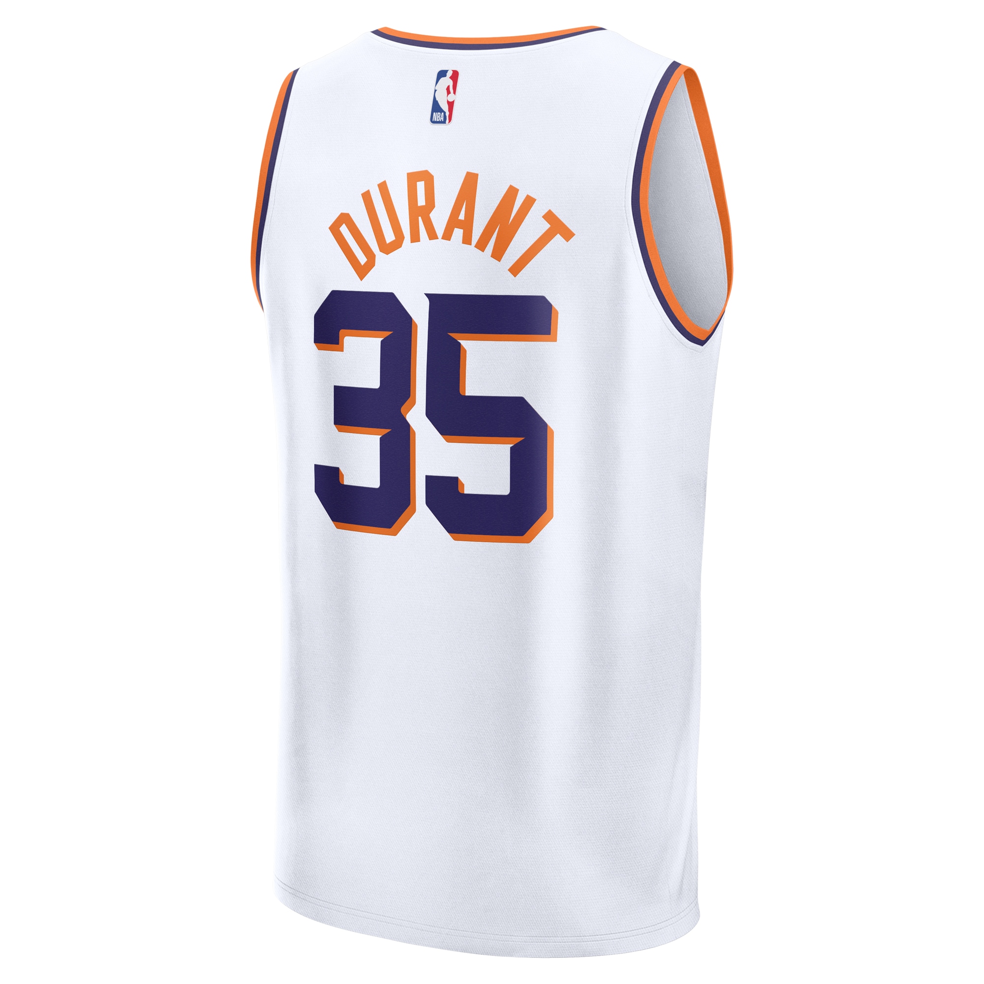 Kevin Durant Phoenix Suns Fanatics Youth Fast Break Replica Player Jersey – Association Edition – White Clowdercats