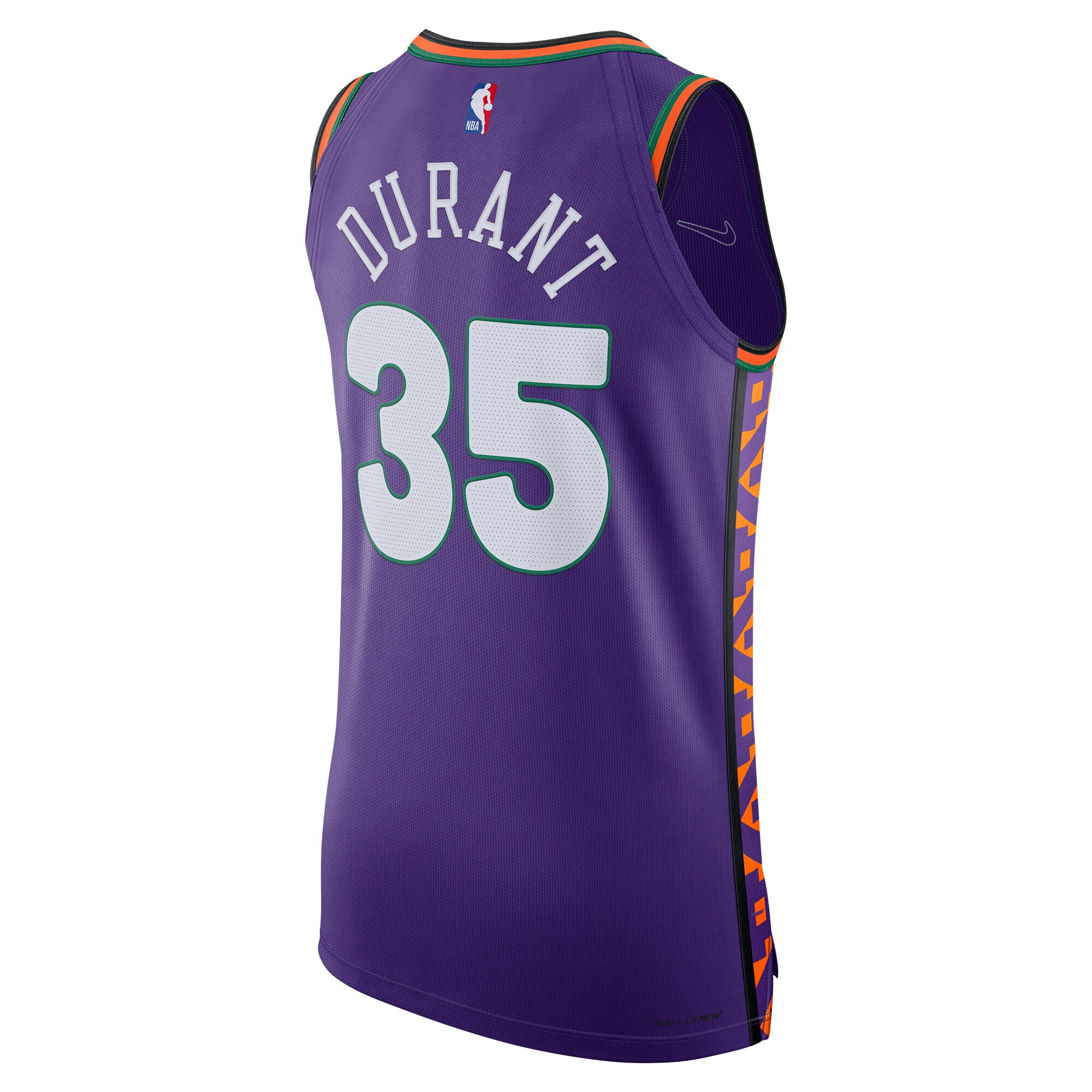 Kevin Durant Phoenix Suns Nike 2024/25 Authentic Player Jersey – City Edition – Purple Clowdercats