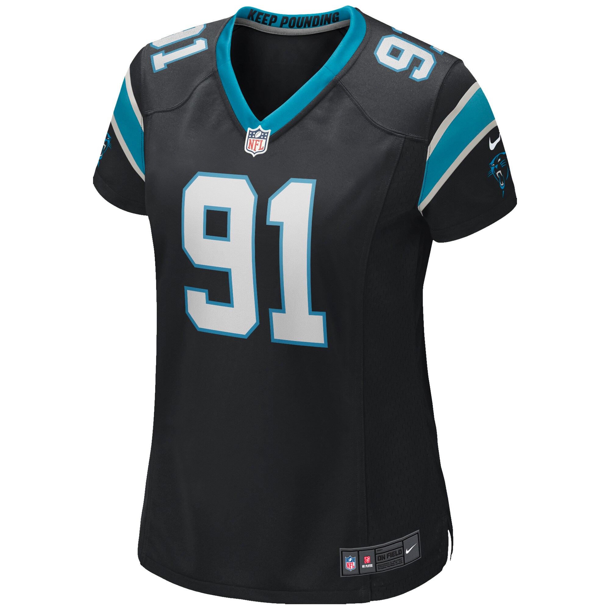 Kevin Greene Carolina Panthers Nike Women’s Game Retired Player Jersey – Black Clowdercats