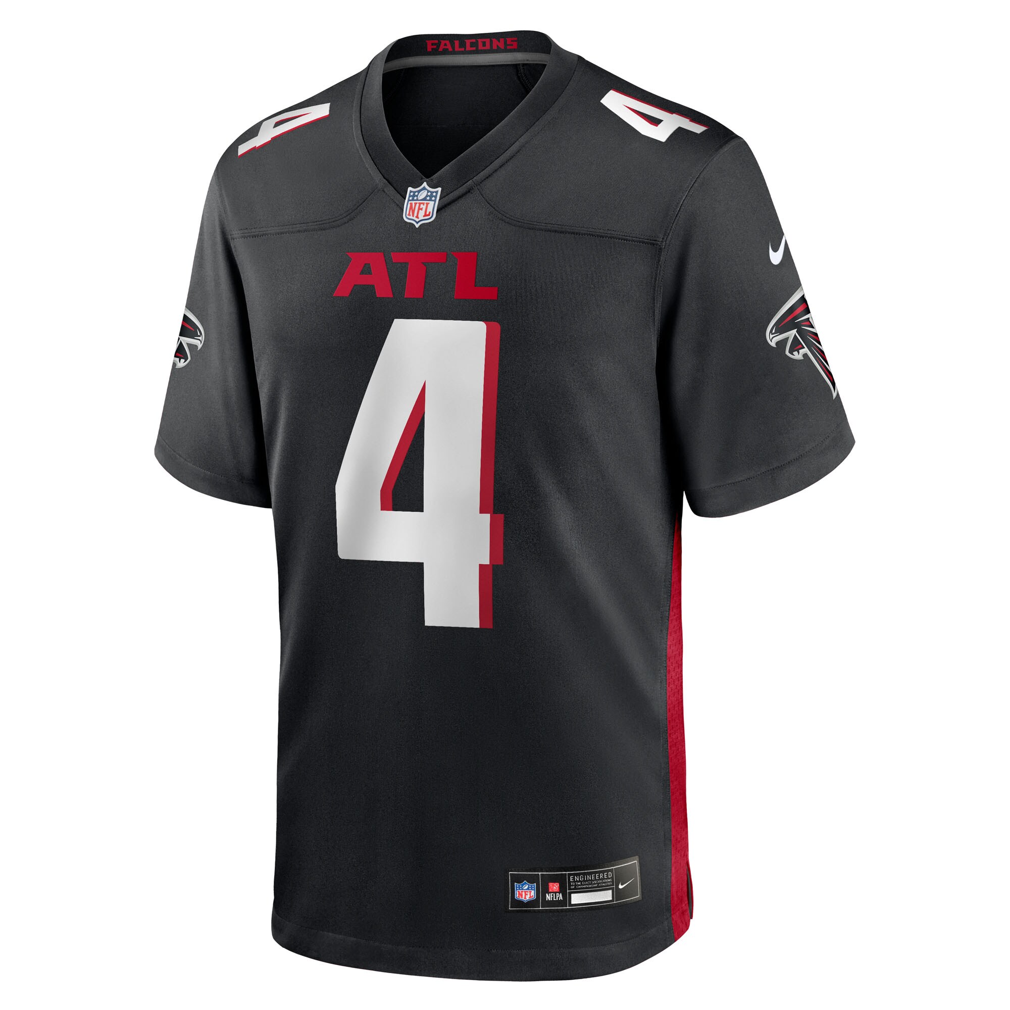 KhaDarel Hodge Atlanta Falcons Nike Team Game Jersey – Black Clowdercats
