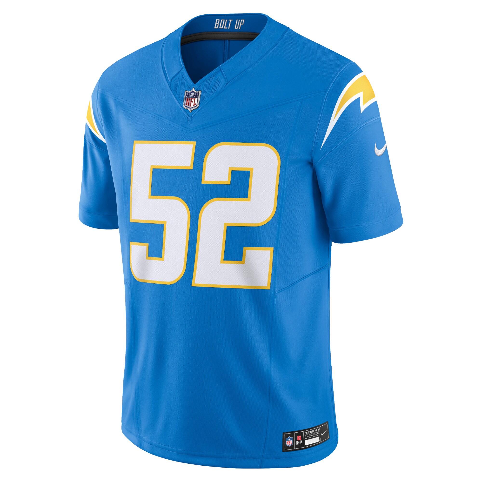 Khalil Mack Los Angeles Chargers Nike Vapor F.U.S.E. Limited Jersey – Powder Blue Clowdercats