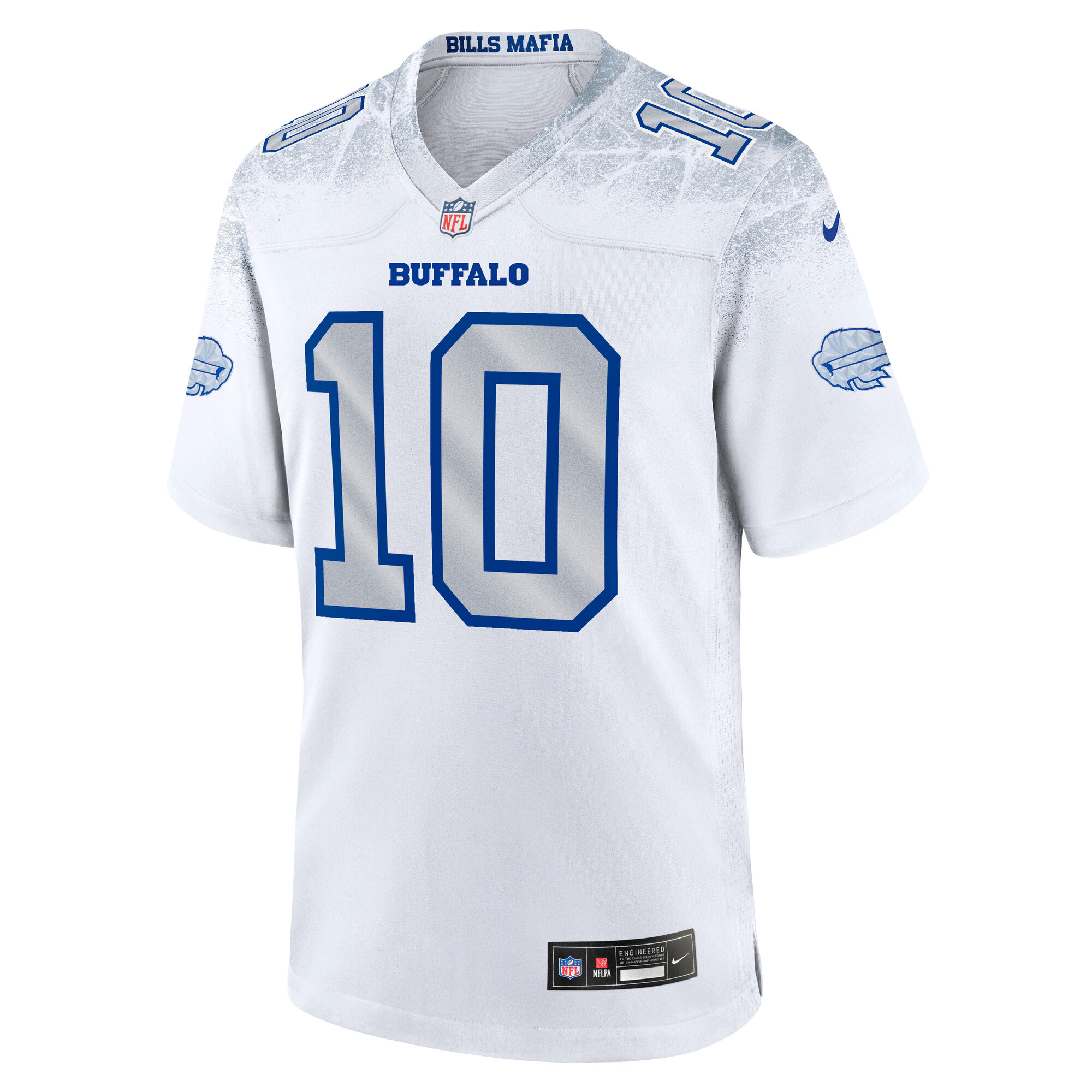 Khalil Shakir Buffalo Bills Nike 2025 Rivalries Collection Game Jersey – White Clowdercats