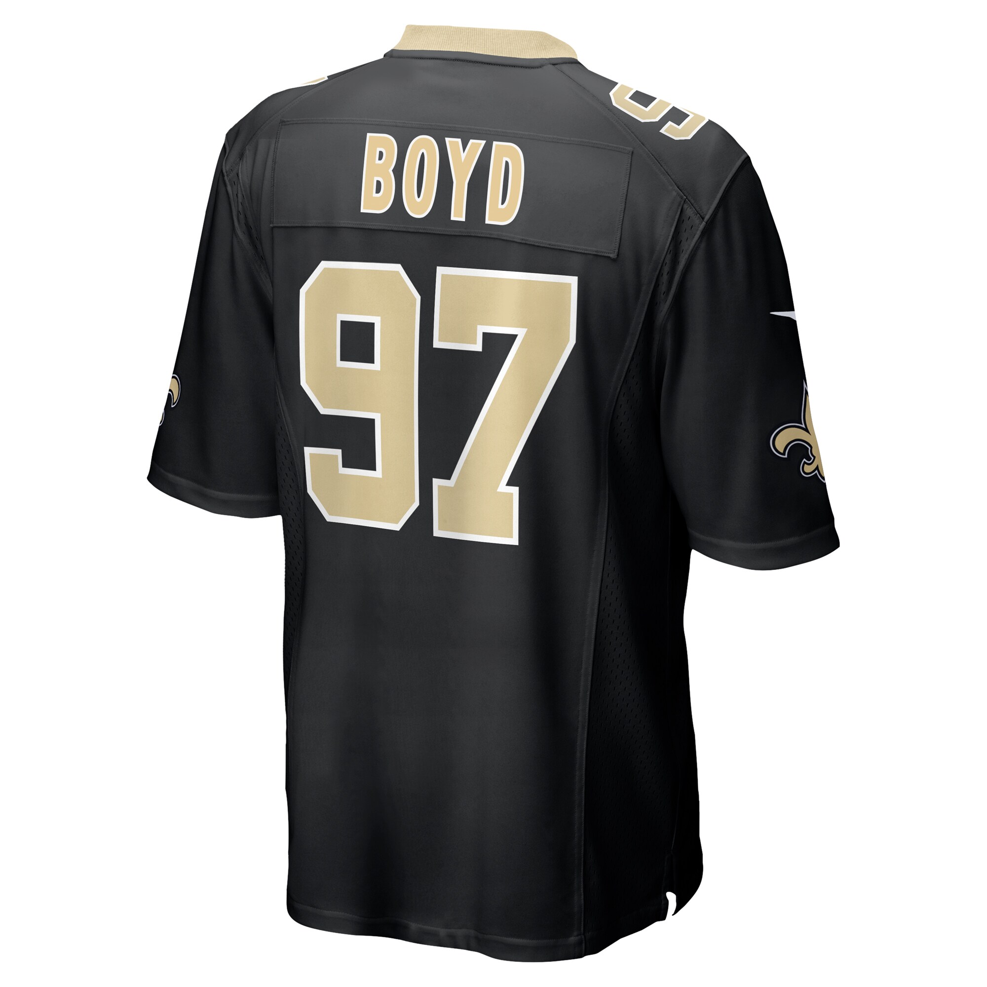 Khristian Boyd New Orleans Saints Nike Game Jersey – Black Clowdercats