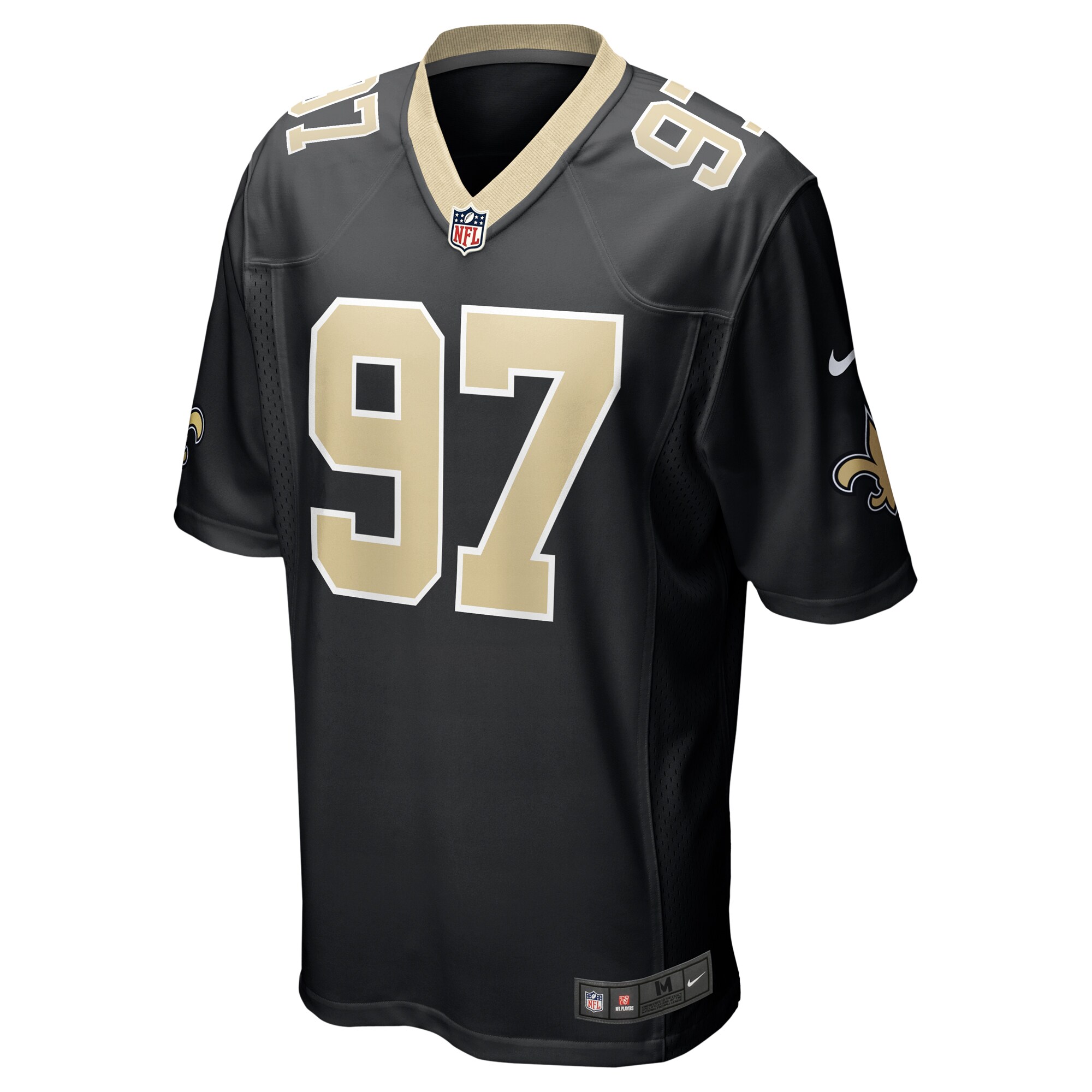 Khristian Boyd New Orleans Saints Nike Game Jersey – Black Clowdercats