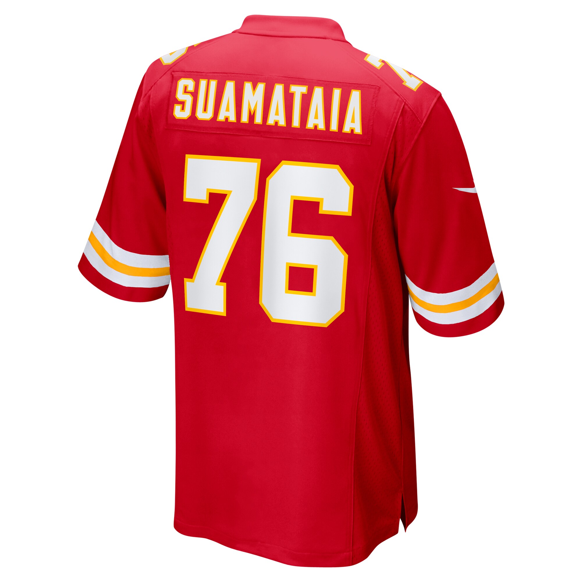 Kingsley Suamataia Kansas City Chiefs Nike Game Jersey – Red Clowdercats
