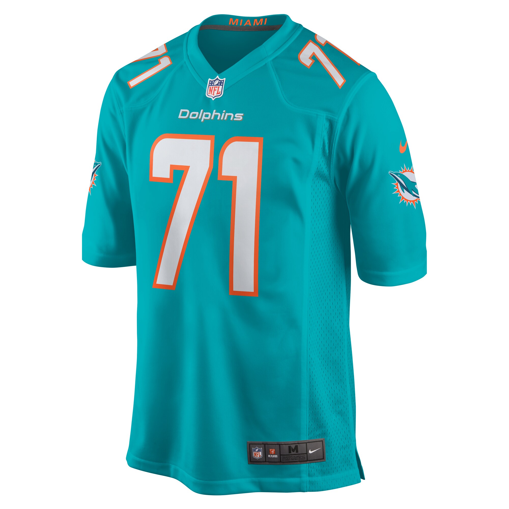 Kion Smith Miami Dolphins Nike Game Jersey – Aqua Clowdercats