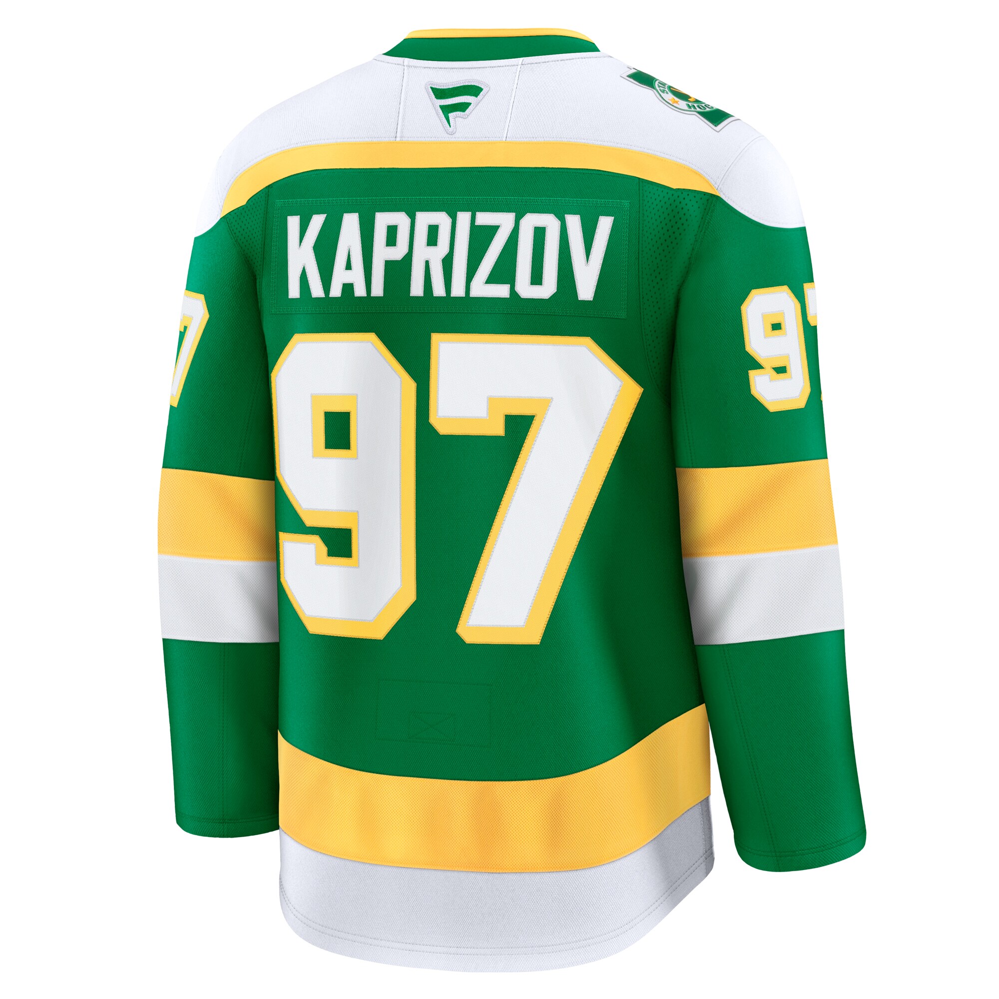 Kirill Kaprizov Minnesota Wild Fanatics Alternate Premium Jersey – Green Clowdercats