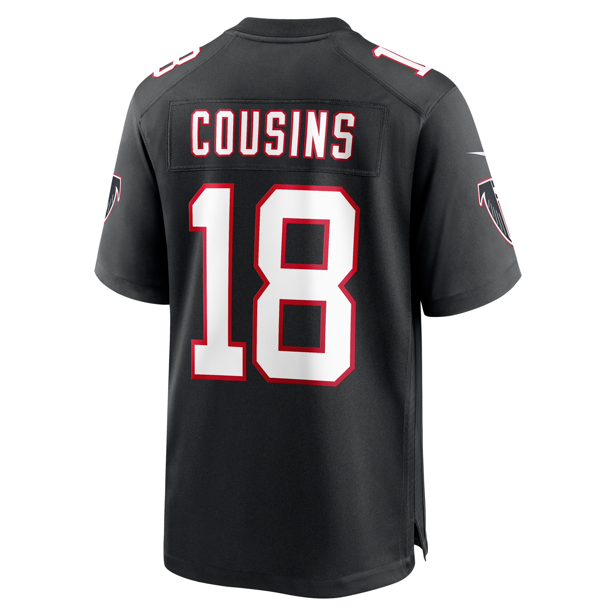 Kirk Cousins Atlanta Falcons Nike Alternate Game Player Jersey – Black Clowdercats