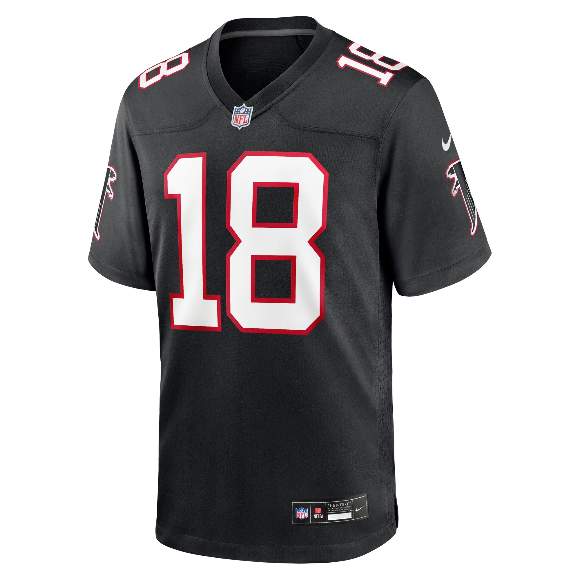 Kirk Cousins Atlanta Falcons Nike Alternate Game Player Jersey – Black Clowdercats