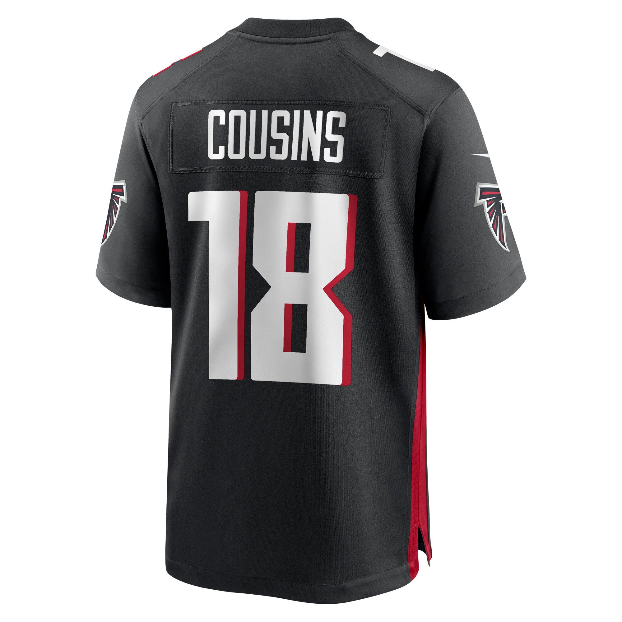 Kirk Cousins Atlanta Falcons Nike Youth Game Jersey – Black Clowdercats
