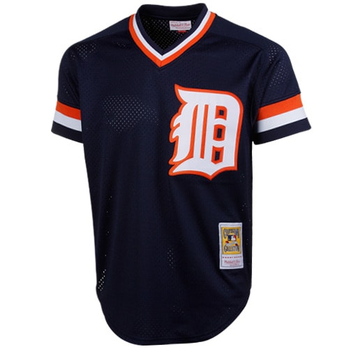 Kirk Gibson Detroit Tigers Mitchell & Ness 1984 Authentic Cooperstown Collection Mesh Batting Practice Jersey – Navy