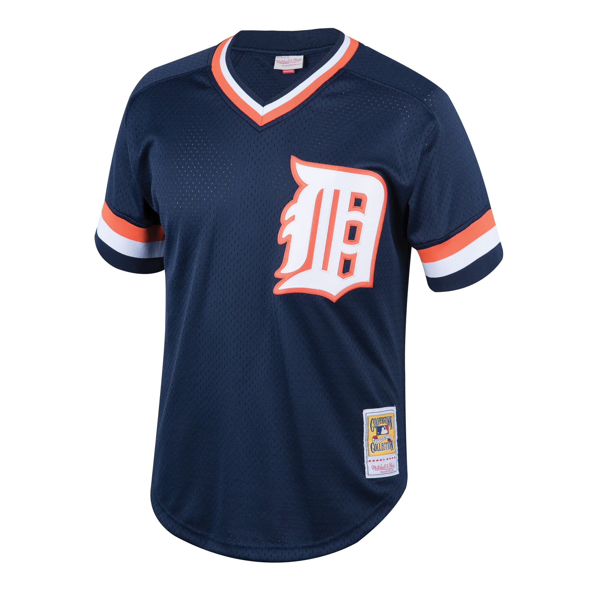 Kirk Gibson Detroit Tigers Mitchell & Ness Youth Cooperstown Collection Mesh Batting Practice Jersey – Navy