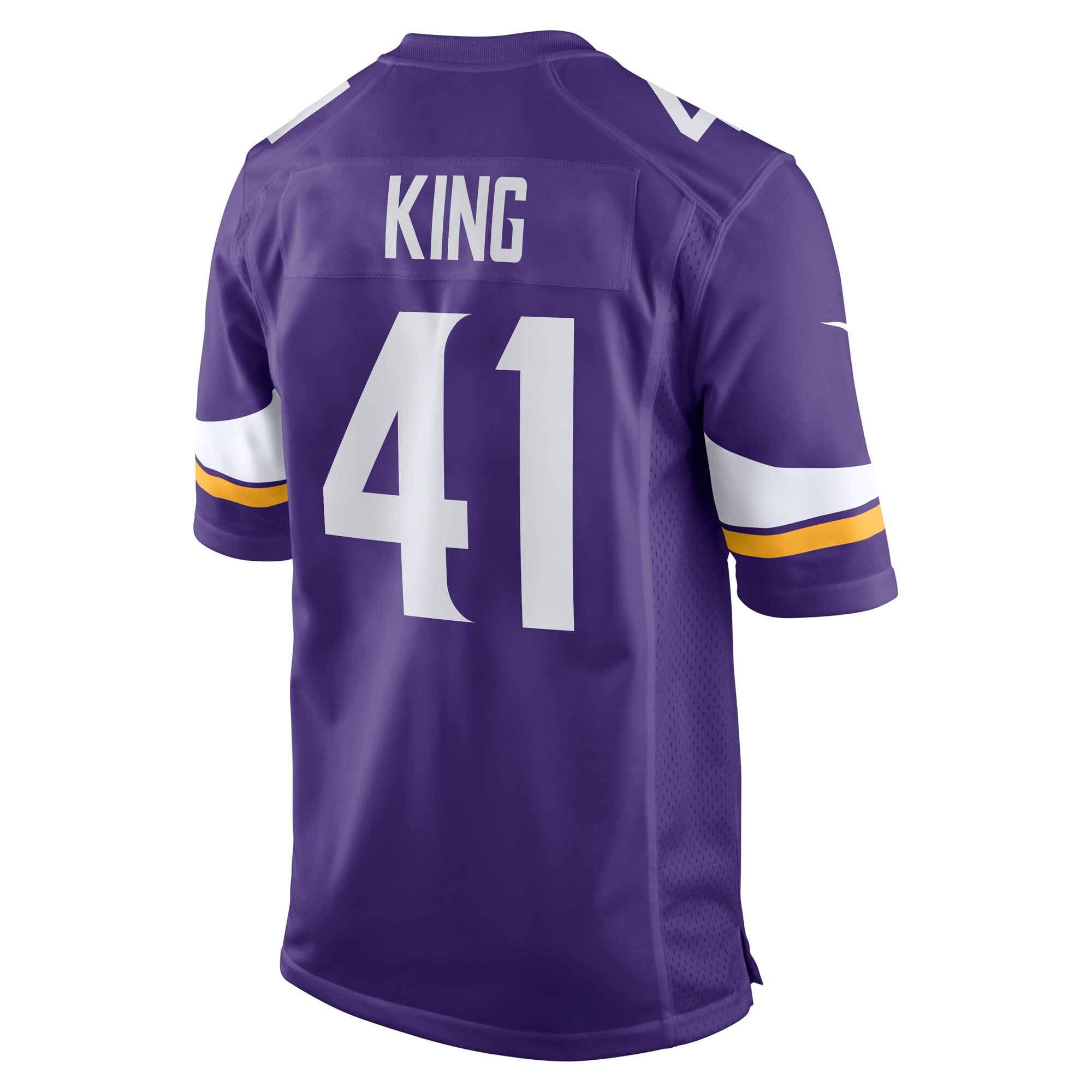 Kobe King Minnesota Vikings Nike Team Game Jersey – Purple Clowdercats