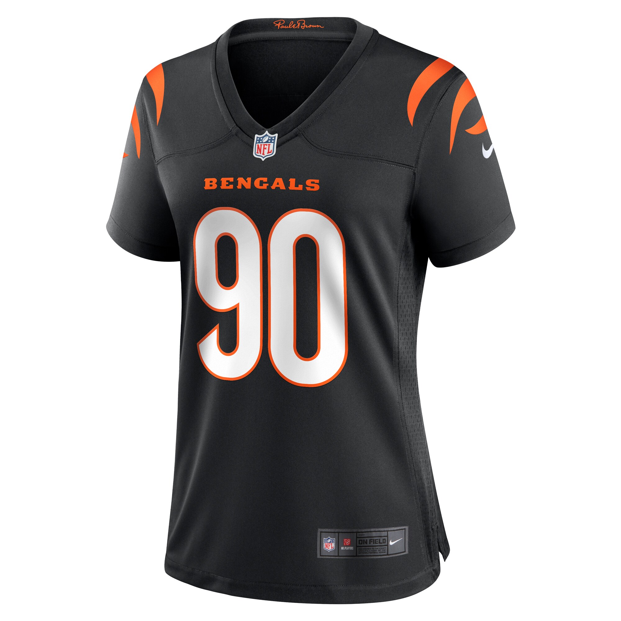 Kris Jenkins Jr. Cincinnati Bengals Nike Women’s Game Jersey – Black Clowdercats
