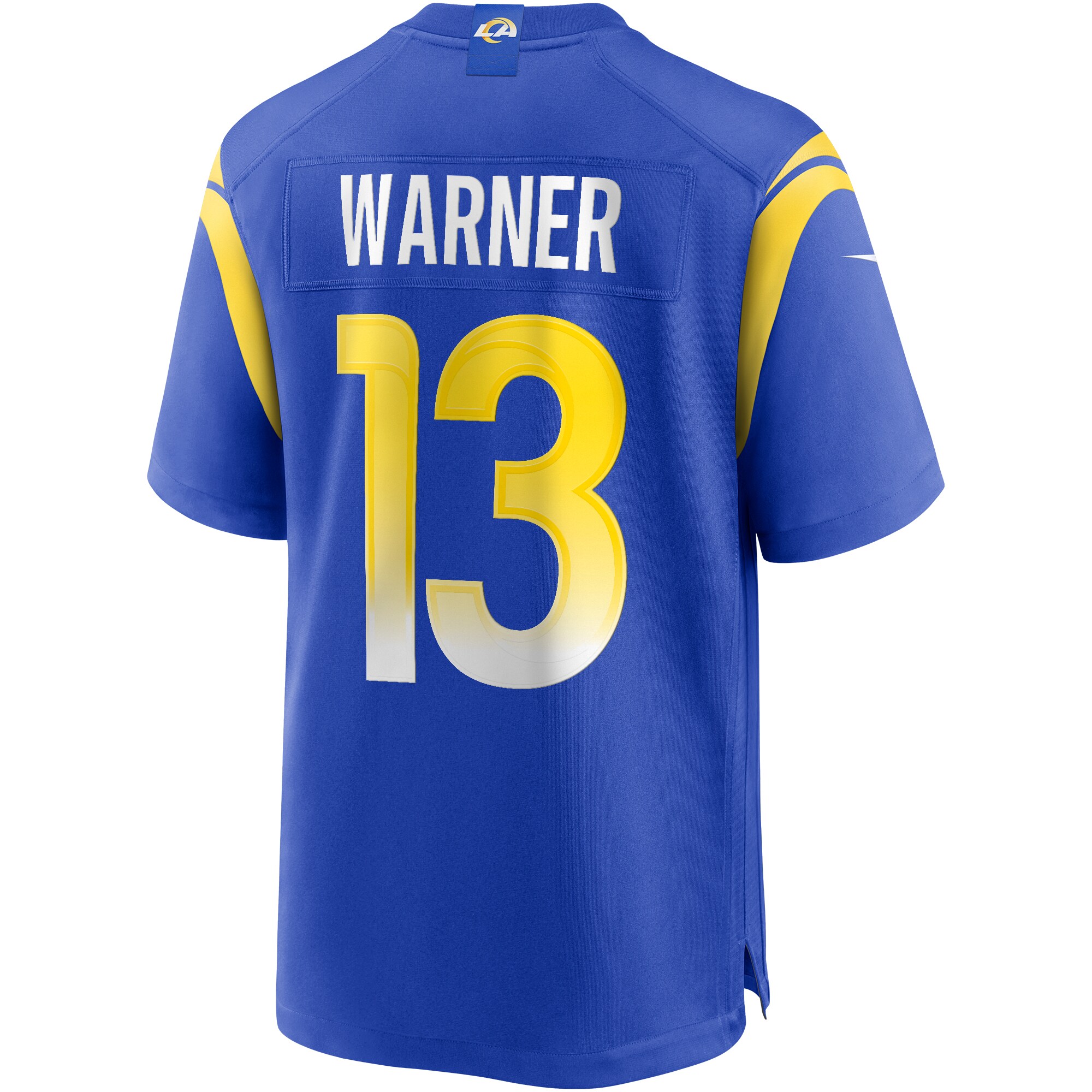 Kurt Warner Los Angeles Rams Nike Game Retired Player Jersey – Royal Clowdercats