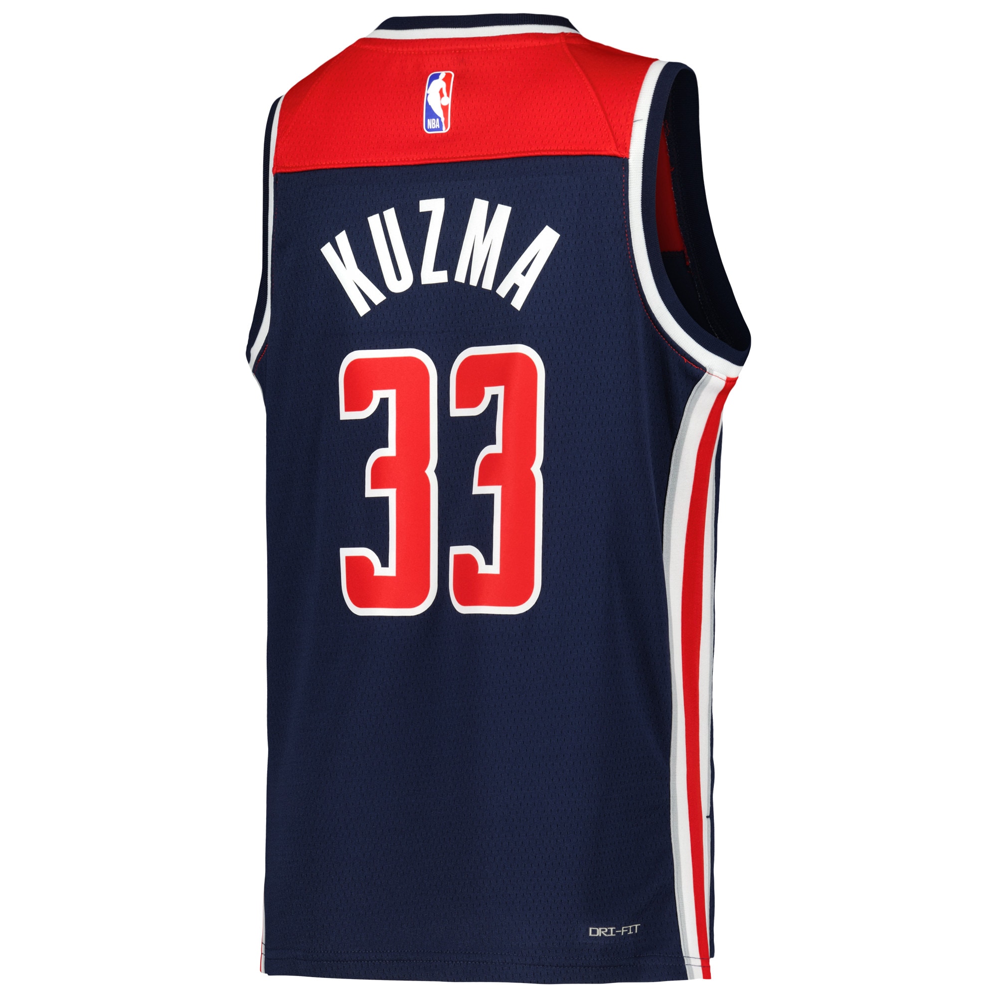Kyle Kuzma Washington Wizards Jordan Brand Youth Swingman Jersey – Statement Edition – Navy Clowdercats