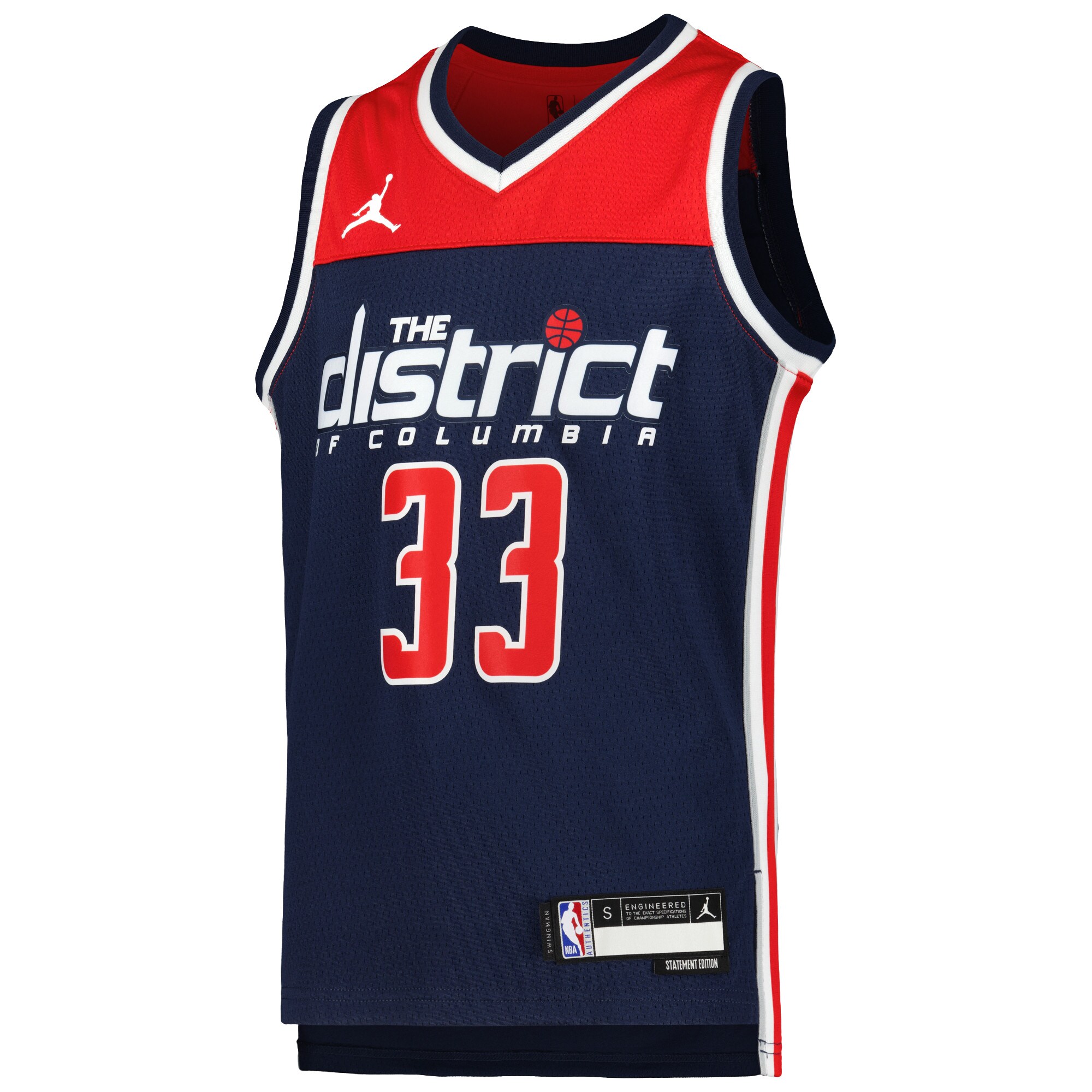 Kyle Kuzma Washington Wizards Jordan Brand Youth Swingman Jersey – Statement Edition – Navy Clowdercats