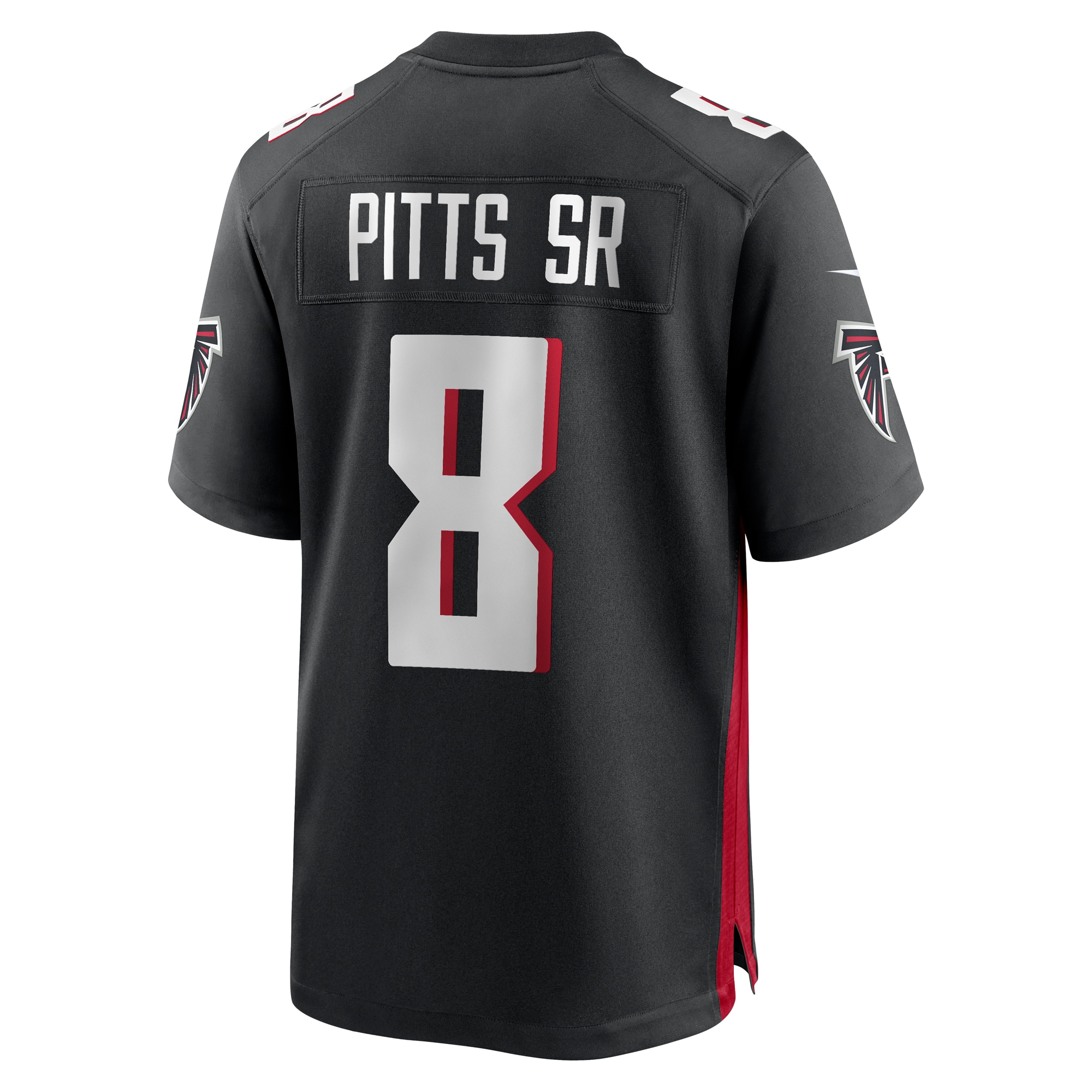 Kyle Pitts Sr. Atlanta Falcons Nike Team Game Jersey – Black Clowdercats