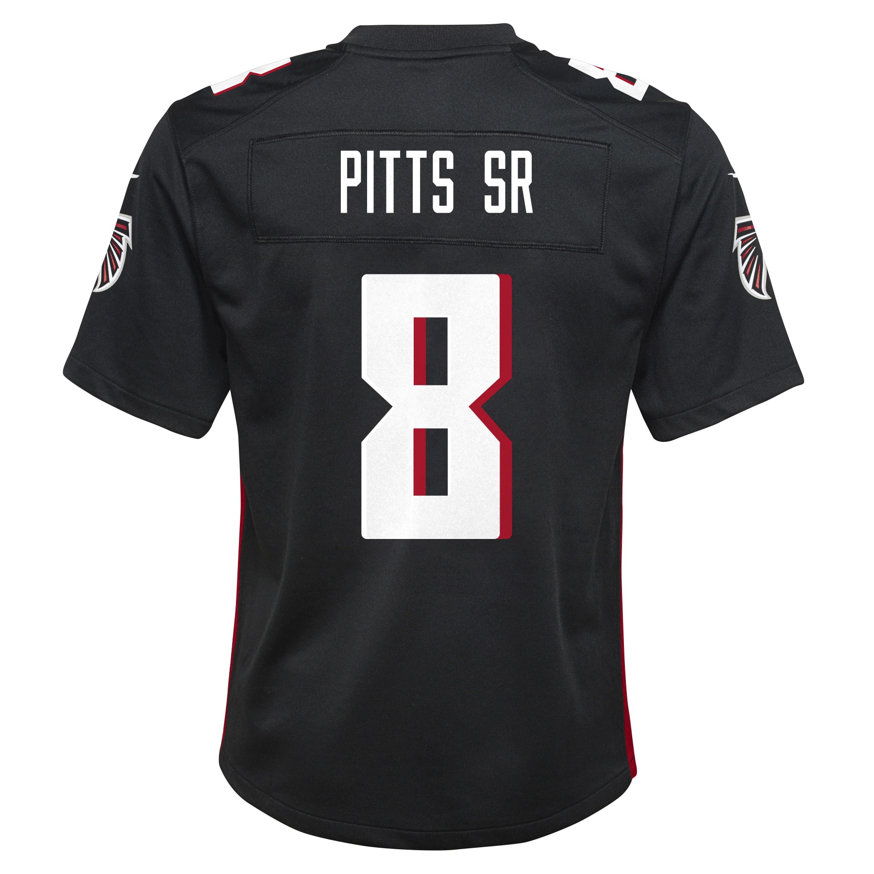 Kyle Pitts Sr. Atlanta Falcons Nike Youth Game Jersey – Black Clowdercats