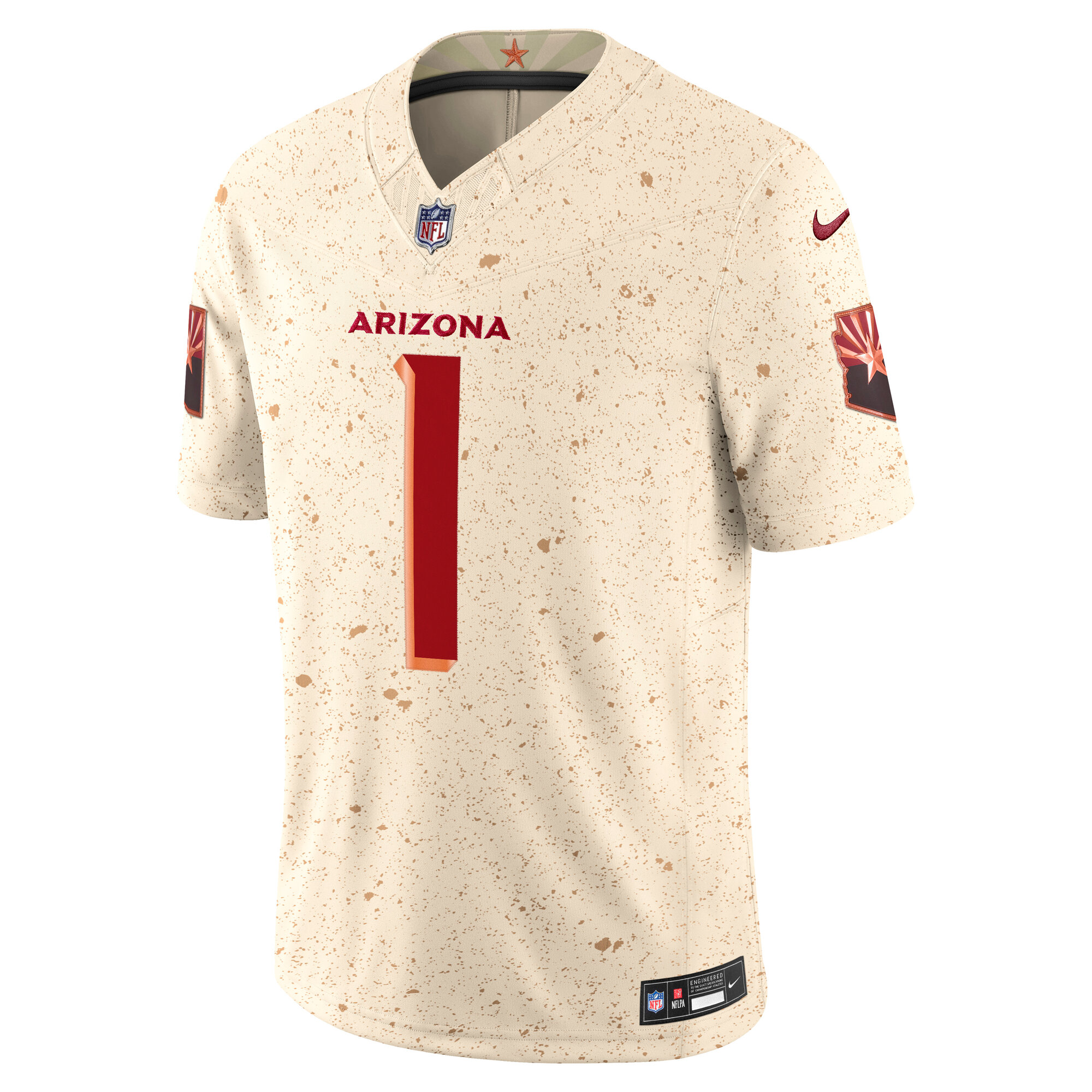 Kyler Murray Arizona Cardinals Nike 2025 Rivalries Collection Limited Jersey – Natural Clowdercats