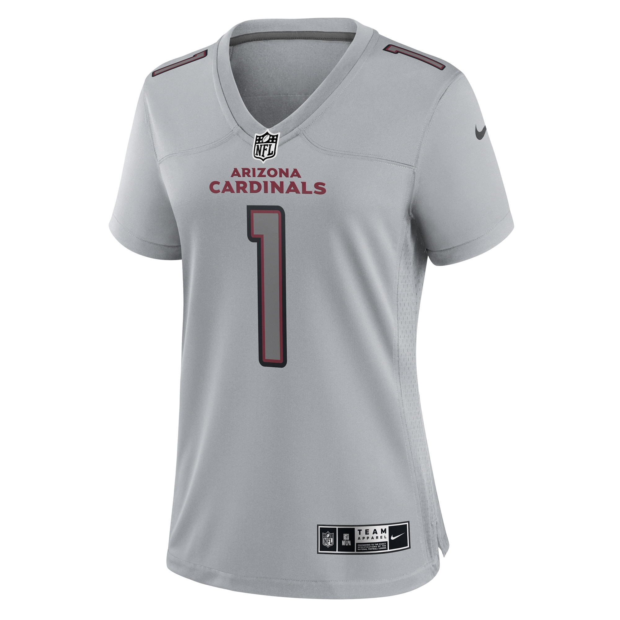 Kyler Murray Arizona Cardinals Nike Women’s Atmosphere Fashion Game Jersey – Gray Clowdercats