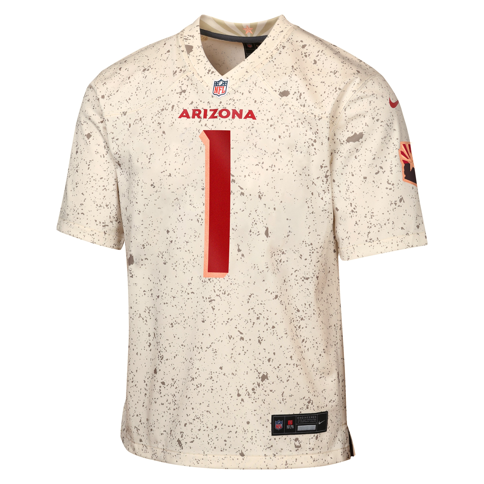 Kyler Murray Arizona Cardinals Nike Youth 2025 Rivalries Collection Game Jersey – Natural Clowdercats