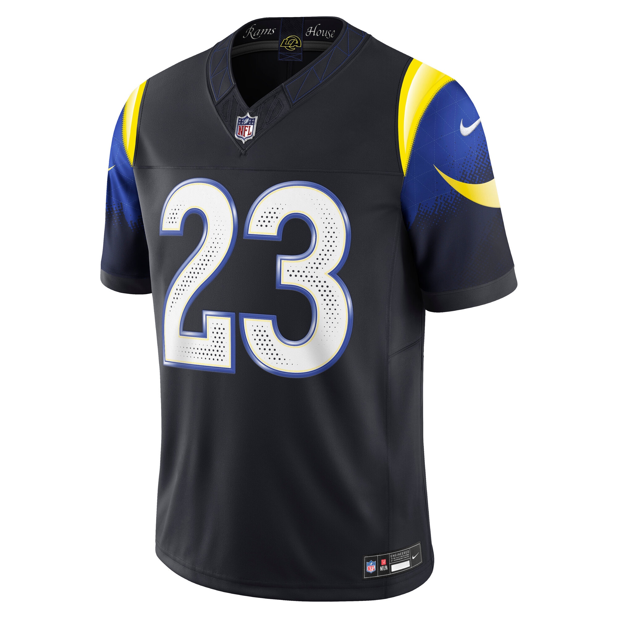 Kyren Williams Los Angeles Rams Nike 2025 Rivalries Collection Limited Jersey – Midnight Blue Clowdercats