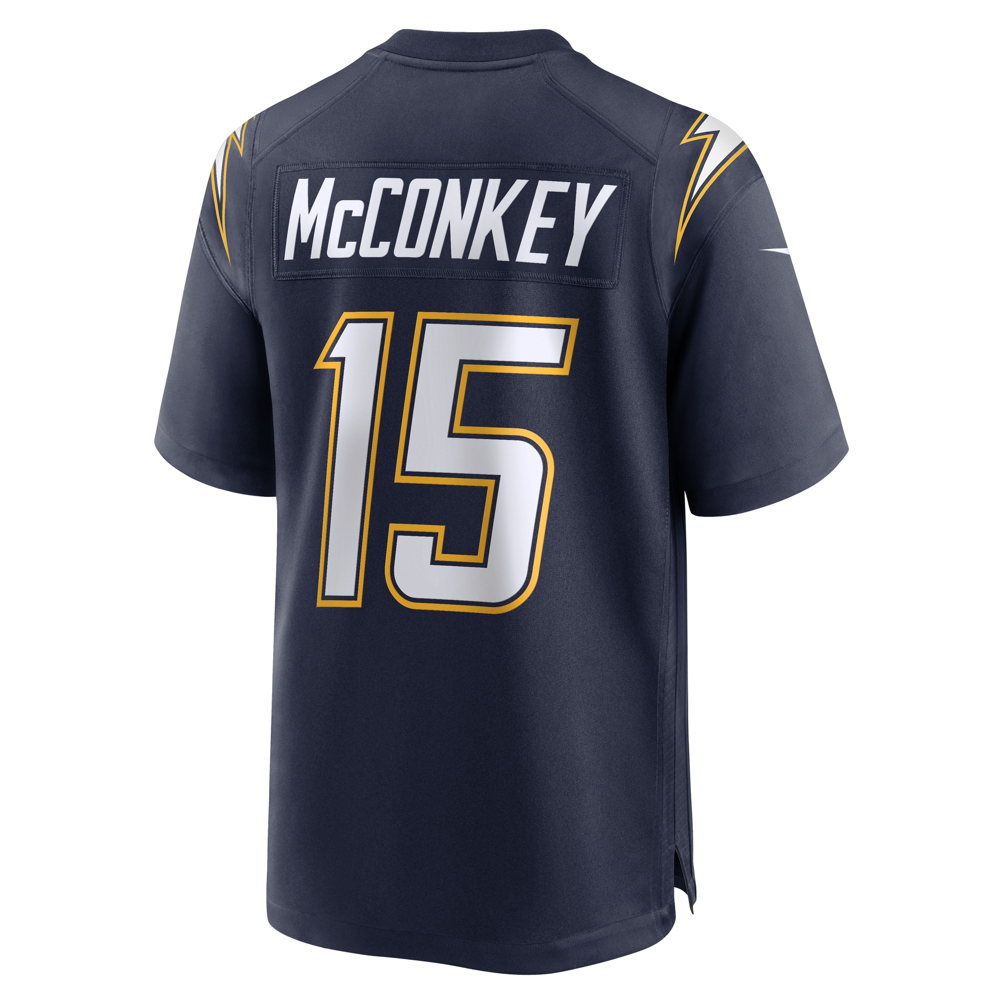 Ladd McConkey Los Angeles Chargers Nike Alternate Super Chargers Game Player Jersey – Navy Clowdercats
