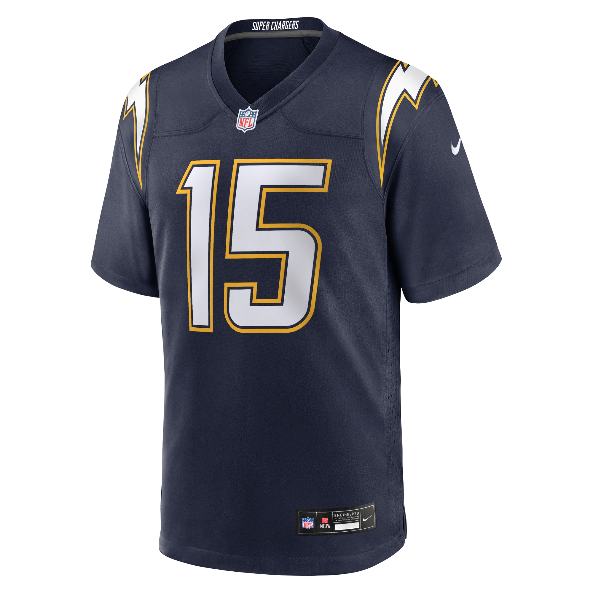 Ladd McConkey Los Angeles Chargers Nike Alternate Super Chargers Game Player Jersey – Navy Clowdercats