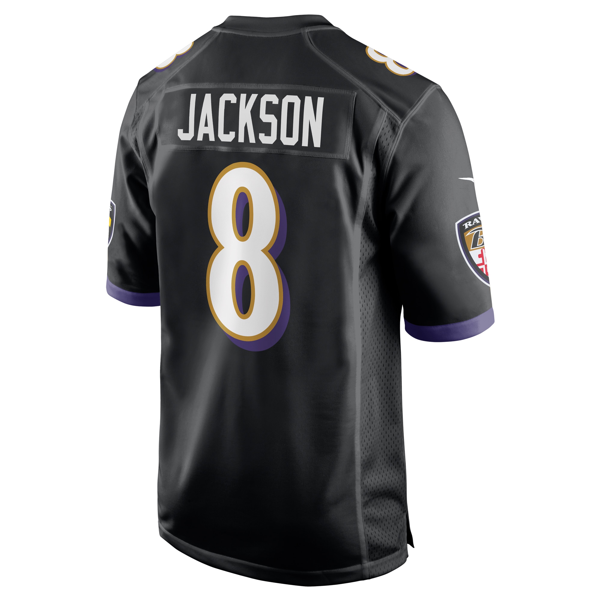 Lamar Jackson Baltimore Ravens Nike Alternate Game Jersey – Black Clowdercats