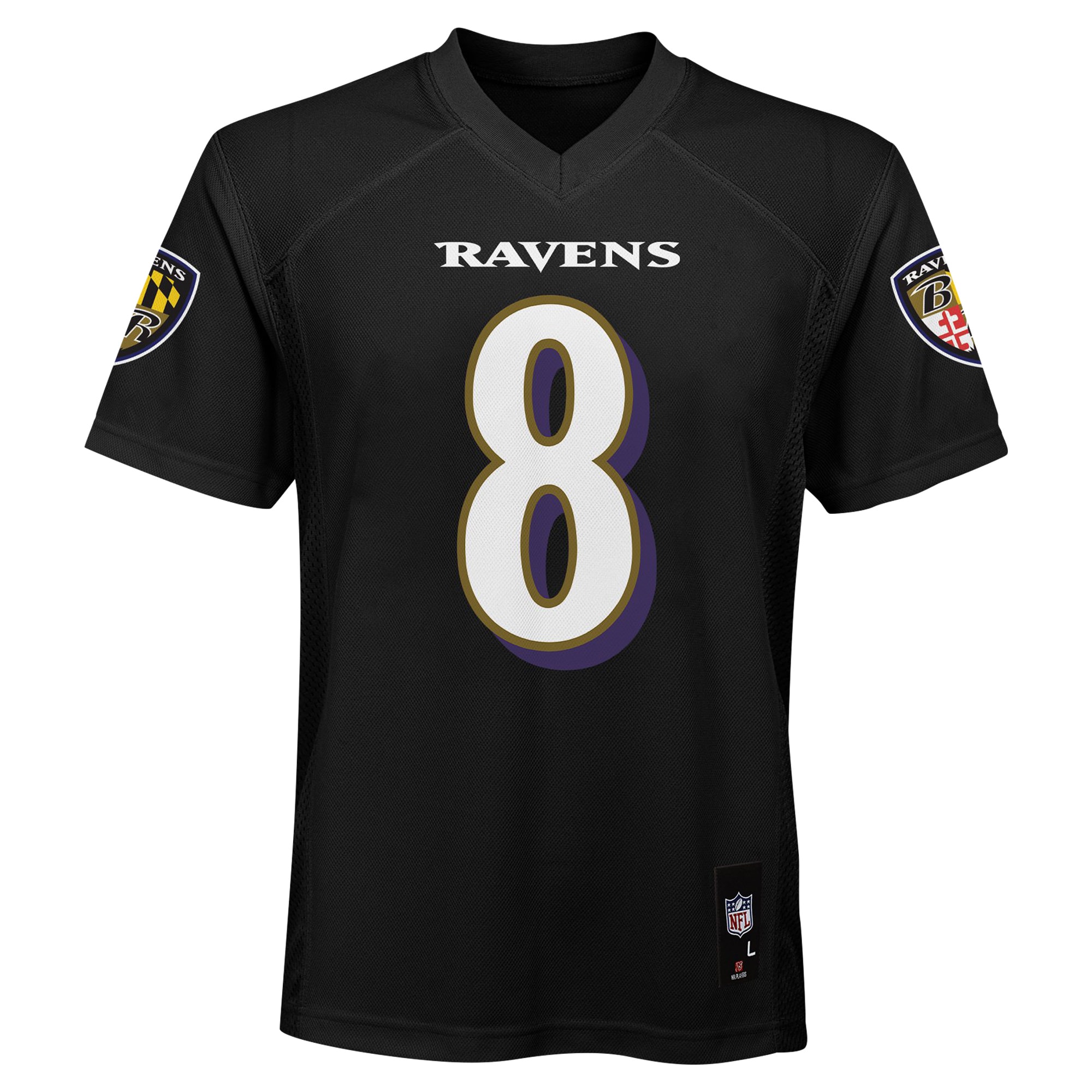 Lamar Jackson Baltimore Ravens Preschool Replica Player Jersey – Black Clowdercats
