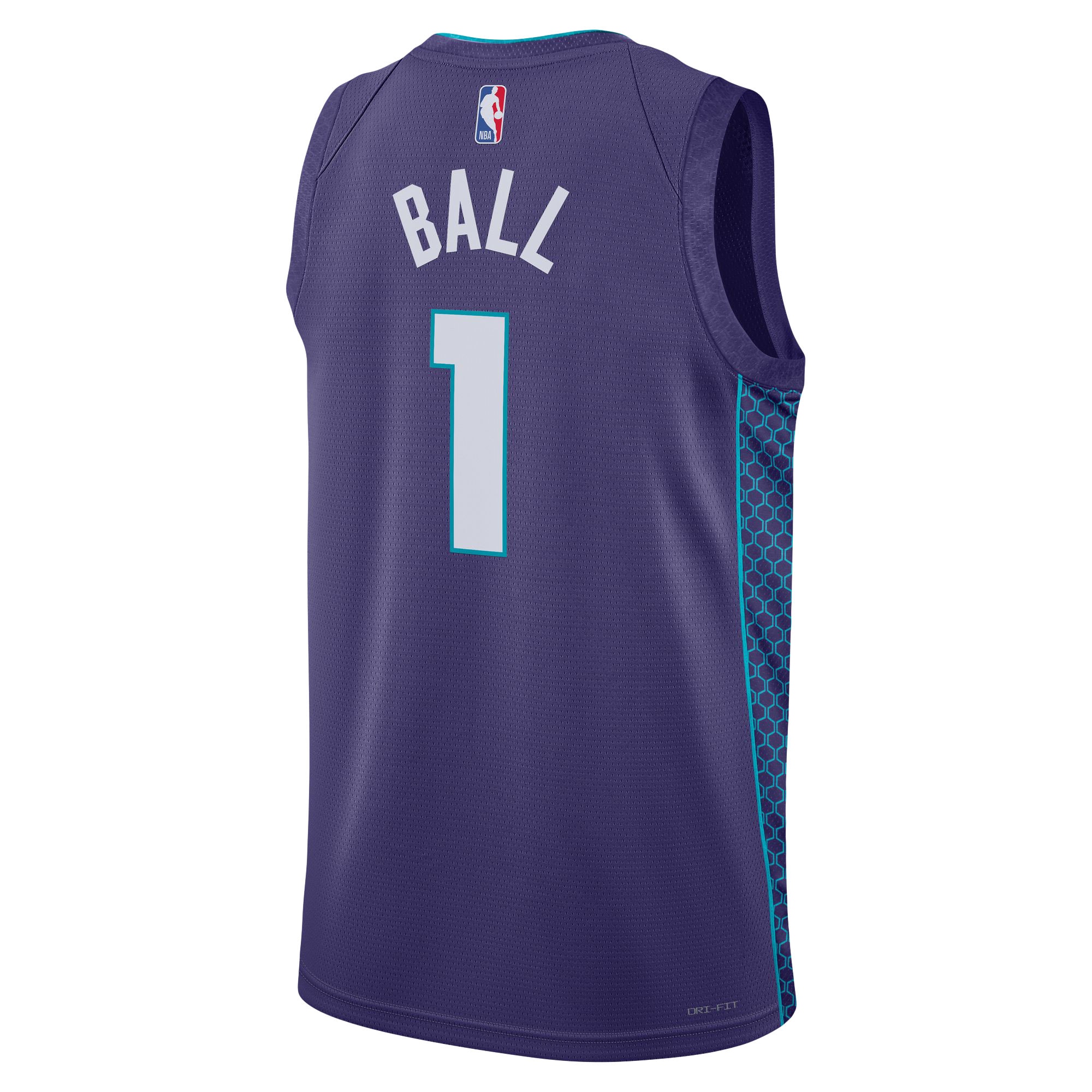 LaMelo Ball Charlotte Hornets Jordan Brand Unisex Swingman Jersey – Statement Edition – Purple Clowdercats