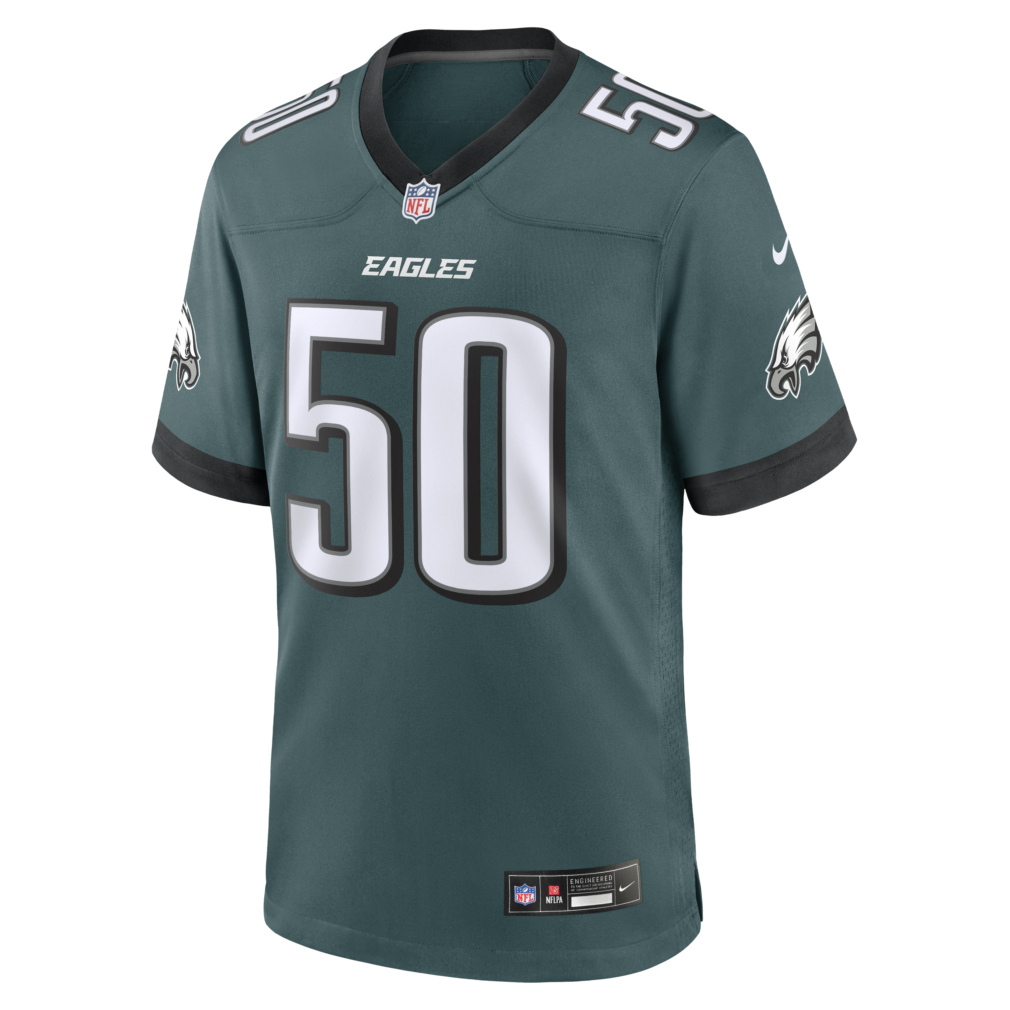 Lance Dixon Philadelphia Eagles Nike Team Game Jersey – Midnight Green Clowdercats