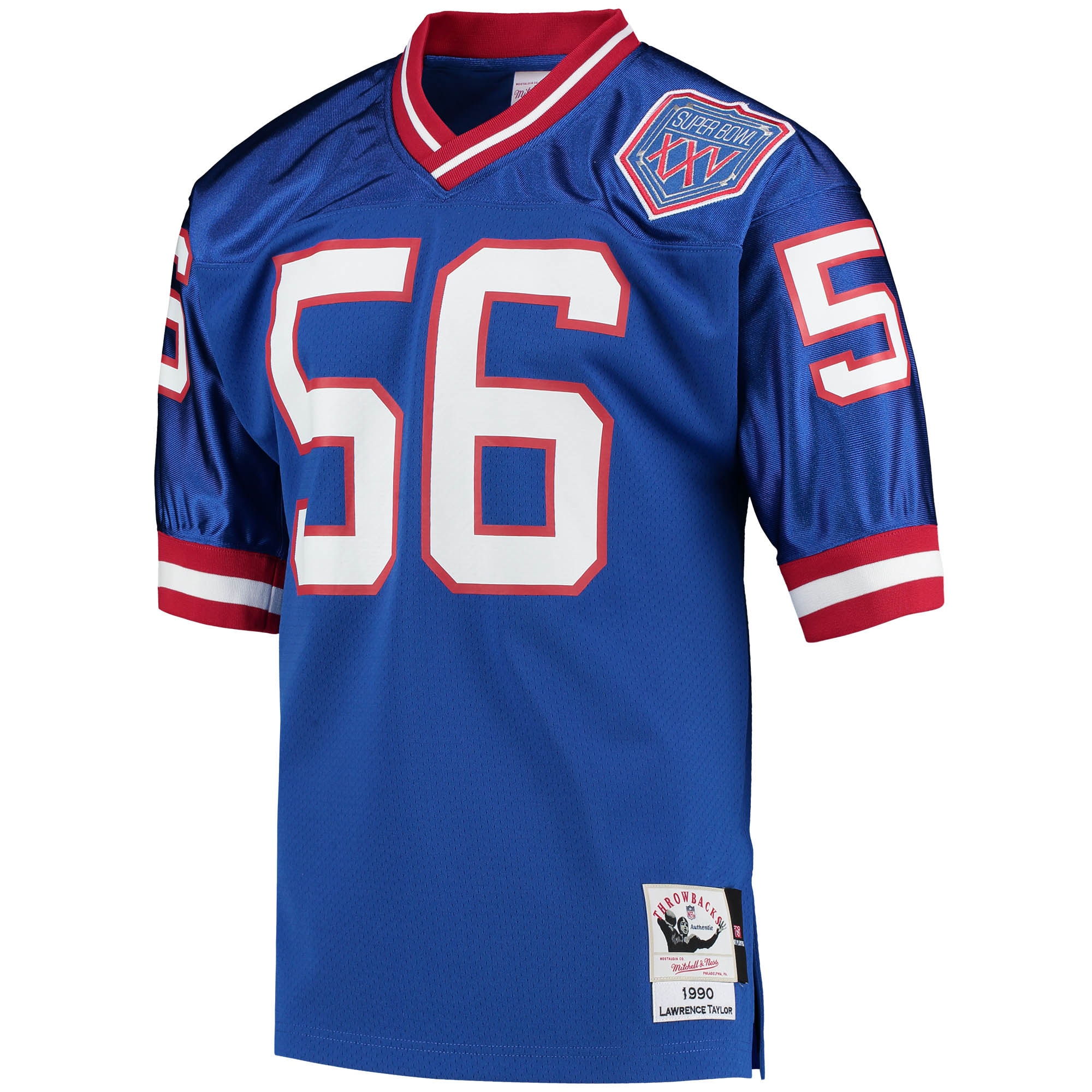 Lawrence Taylor New York Giants 1990 Mitchell & Ness Authentic Throwback Retired Player Jersey – Royal Clowdercats