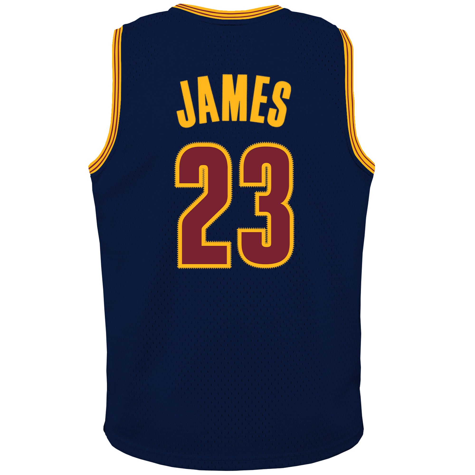 LeBron James Cleveland Cavaliers Mitchell & Ness Youth 2015/16 Hardwood Classics Swingman Jersey – Navy Clowdercats