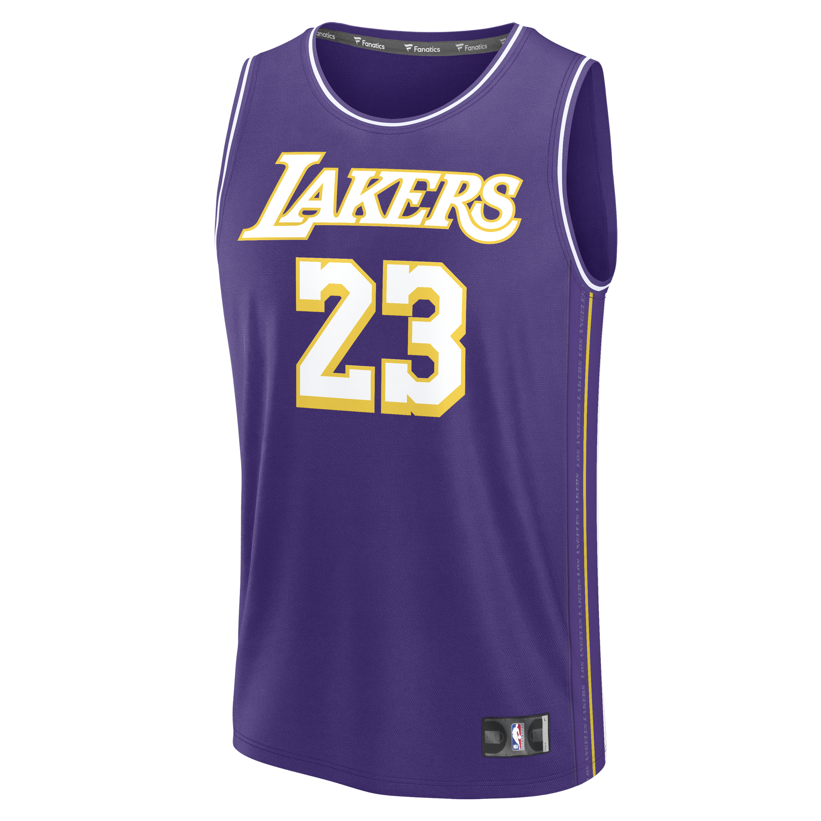 LeBron James Los Angeles Lakers Fanatics Youth Fast Break Jersey – Statement Edition – Purple Clowdercats