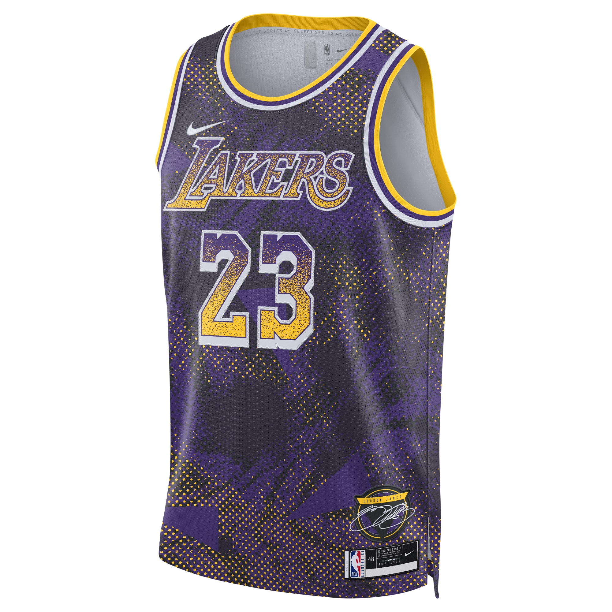 LeBron James Los Angeles Lakers Nike Unisex 2025 Select Series Swingman Player Jersey – Purple Clowdercats