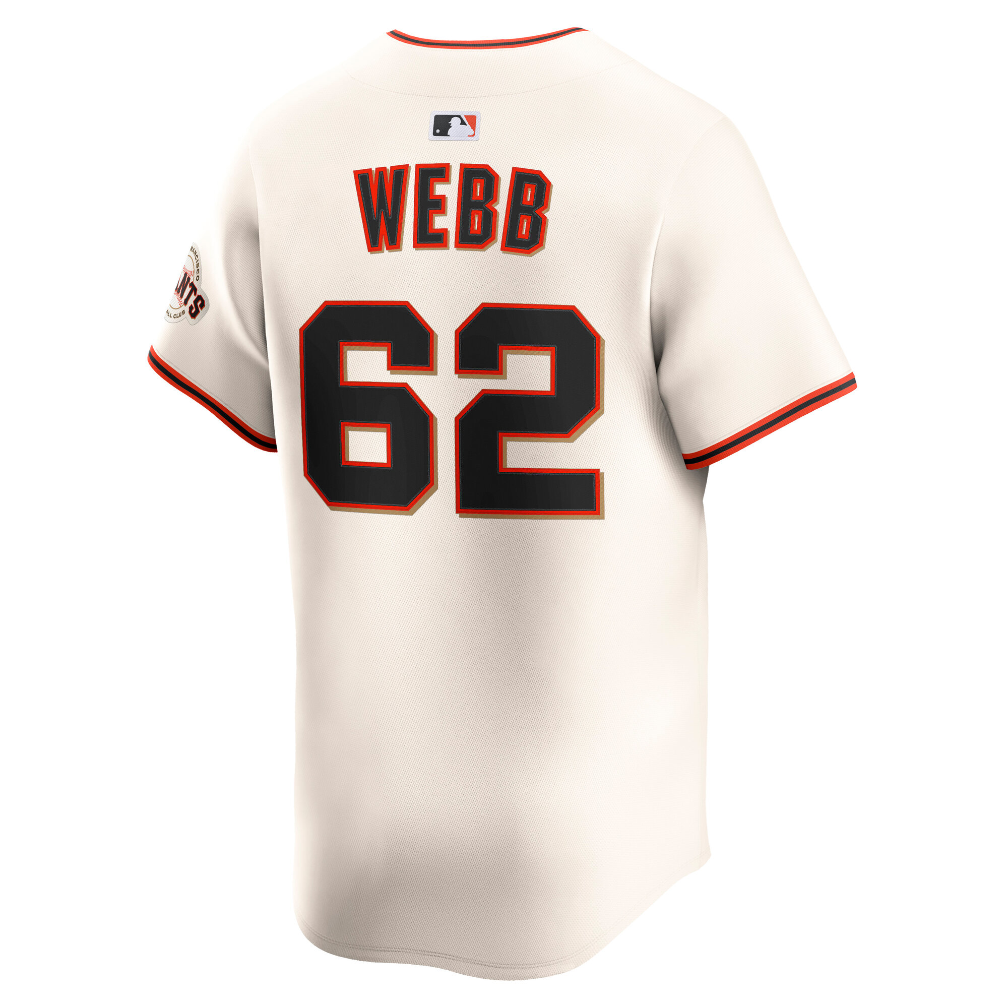 Logan Webb San Francisco Giants Nike Home Limited Player Jersey – Cream