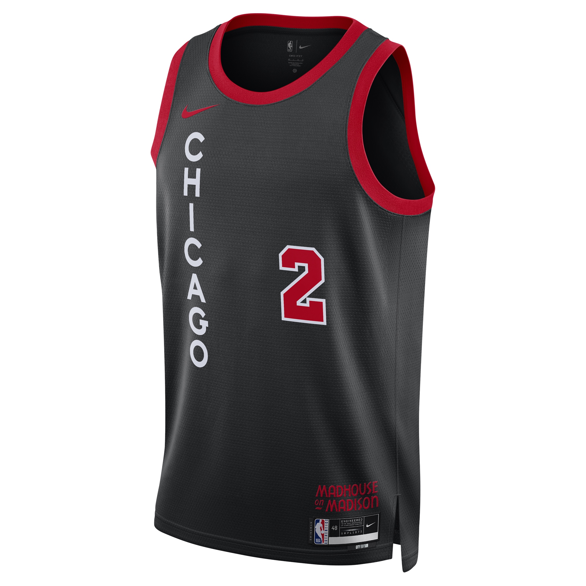 Lonzo Ball Chicago Bulls Nike Unisex 2023/24 Swingman Jersey – Black – City Edition Clowdercats