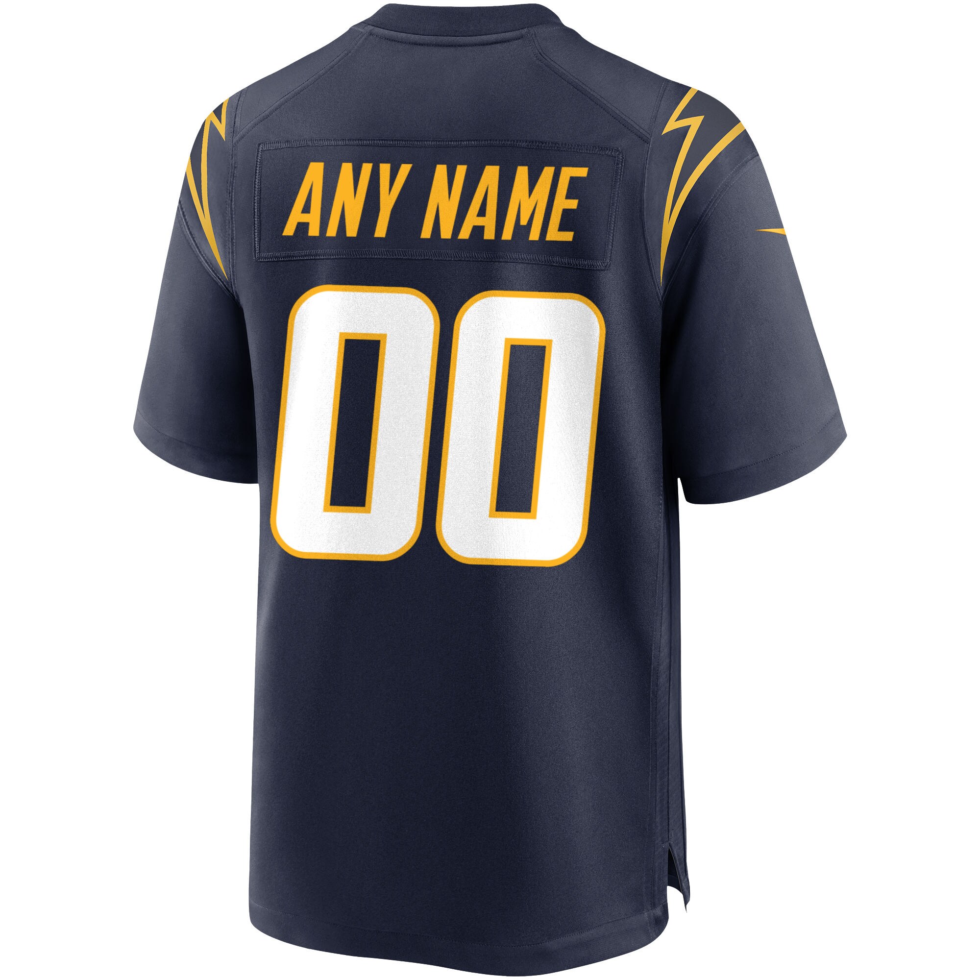 Los Angeles Chargers Nike Alternate Custom Game Jersey – Navy Clowdercats