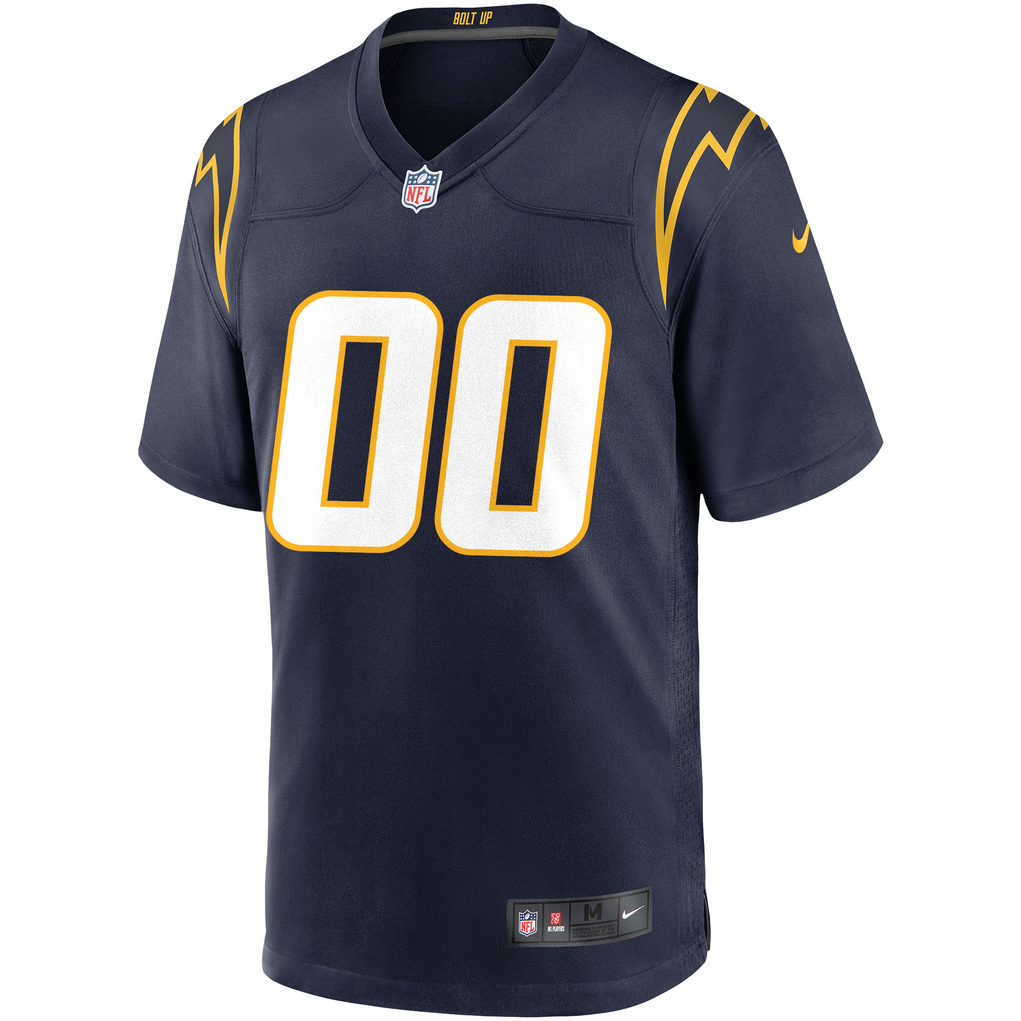 Los Angeles Chargers Nike Alternate Custom Game Jersey – Navy Clowdercats