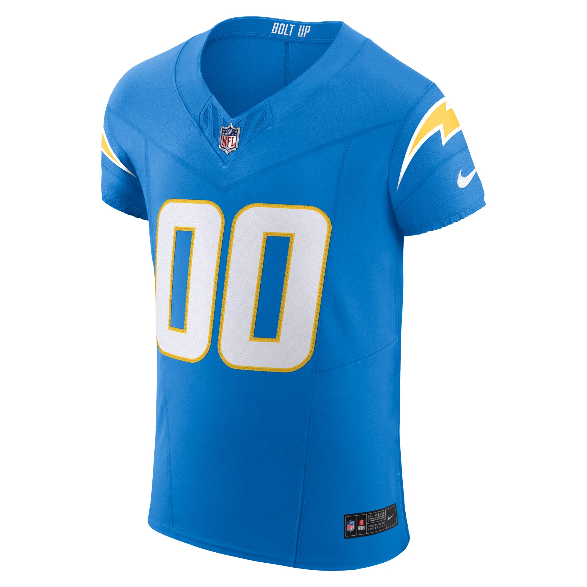 Los Angeles Chargers Nike Vapor F.U.S.E. Elite Custom Jersey – Powder Blue Clowdercats