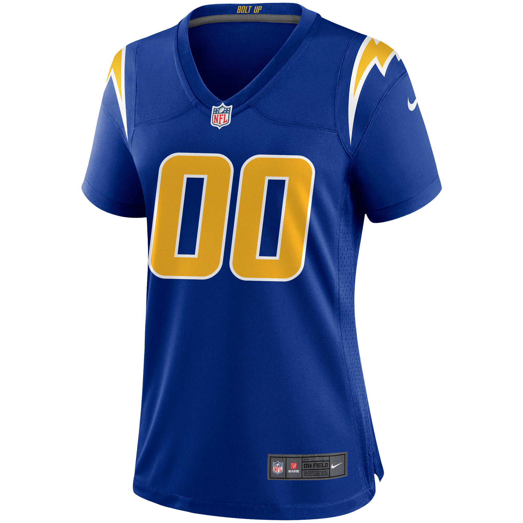Los Angeles Chargers Nike Women’s Alternate Custom Game Jersey – Royal Clowdercats
