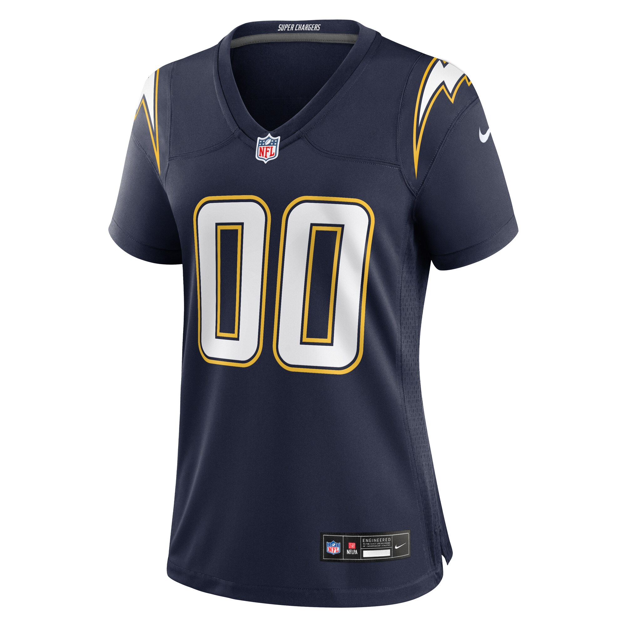 Los Angeles Chargers Nike Women’s Alternate Super Chargers Game Custom Jersey – Navy Clowdercats