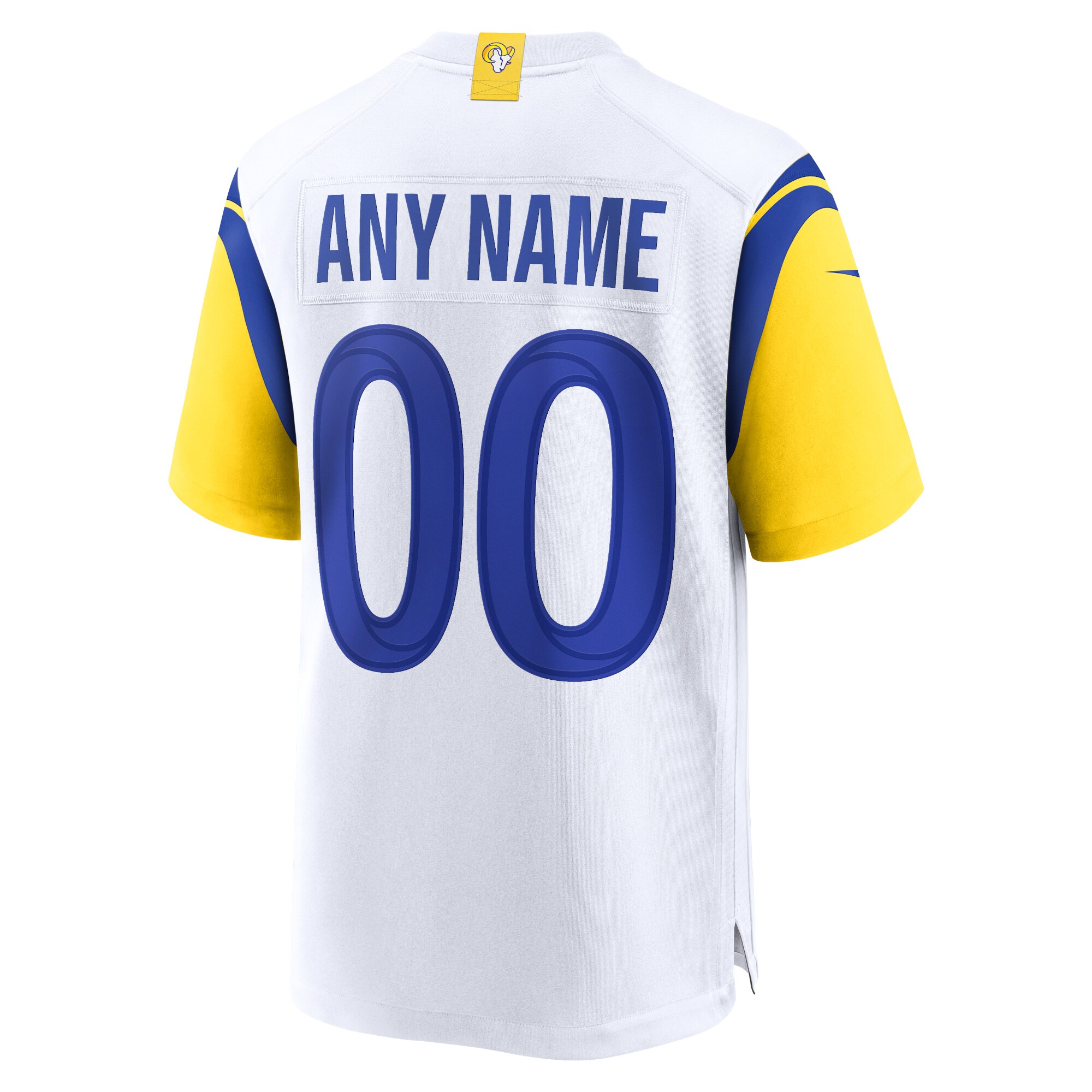 Los Angeles Rams Nike Alternate Custom Jersey – White Clowdercats