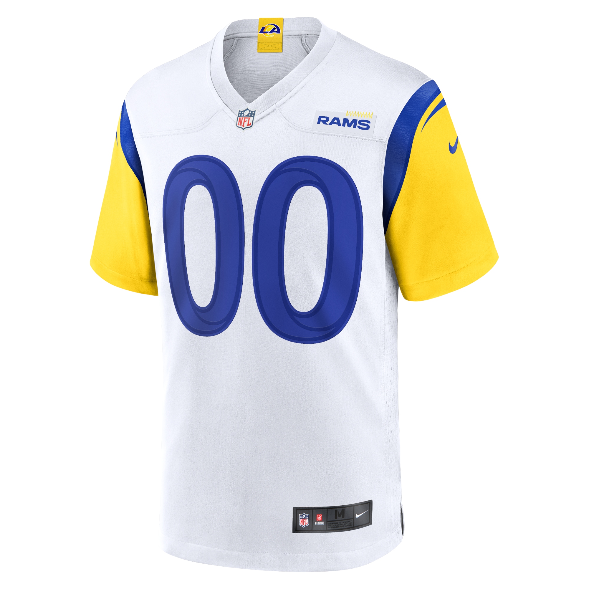 Los Angeles Rams Nike Alternate Custom Jersey – White Clowdercats